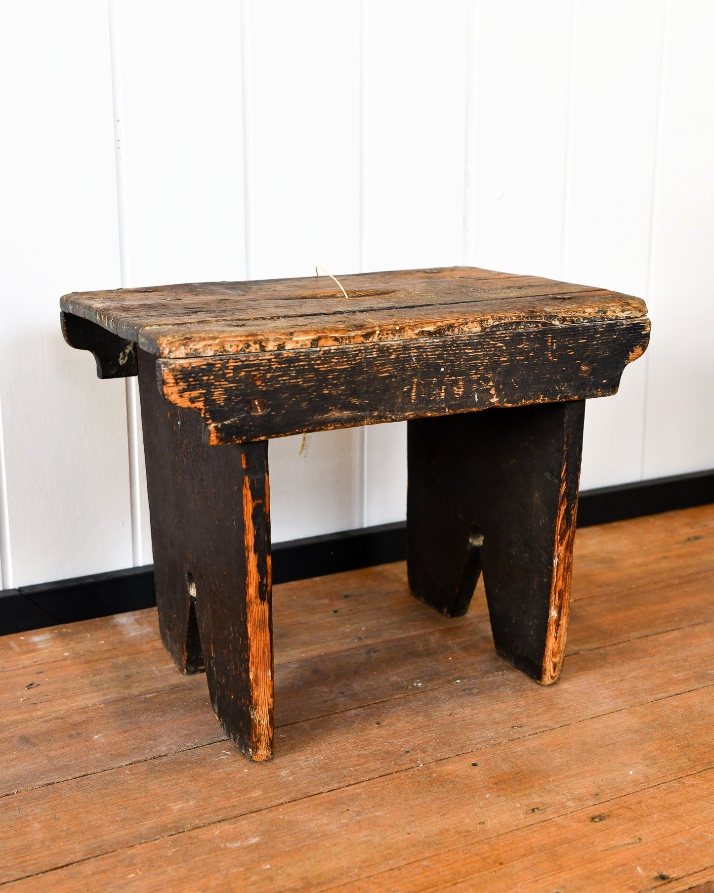 Antique English Pine Milking Stool