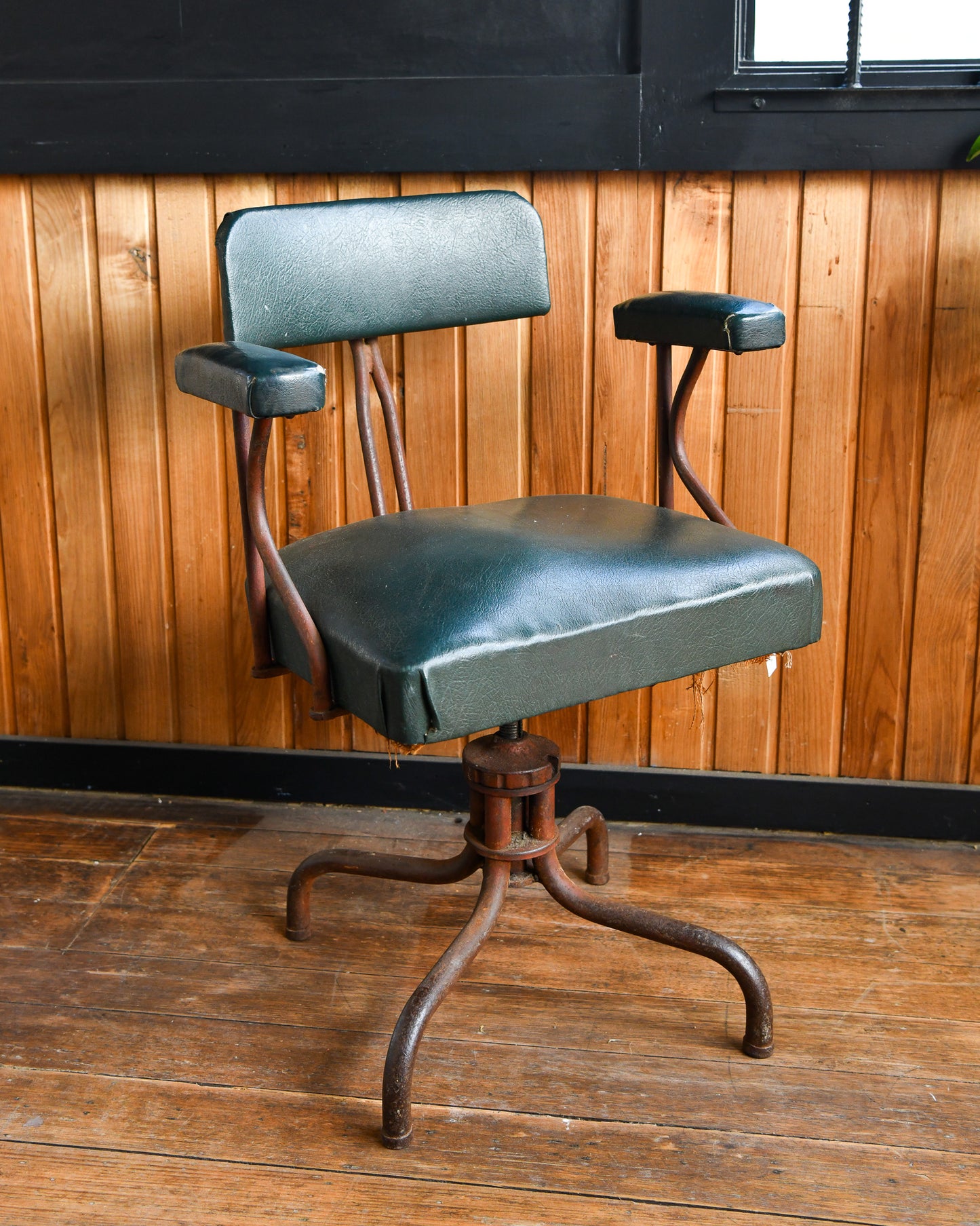 Vintage Industrial Swivel Office Chair