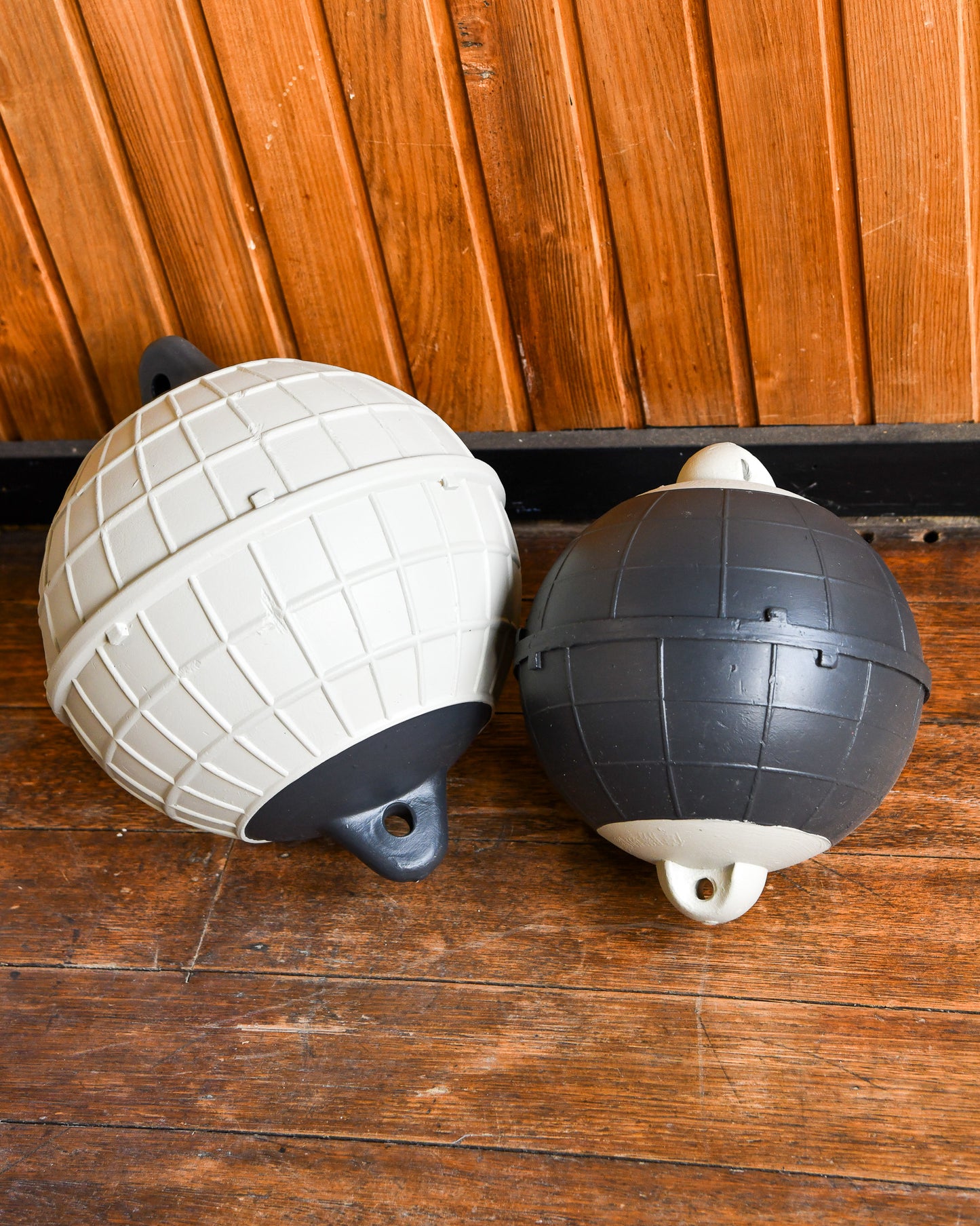 Hand Painted Vintage Buoys