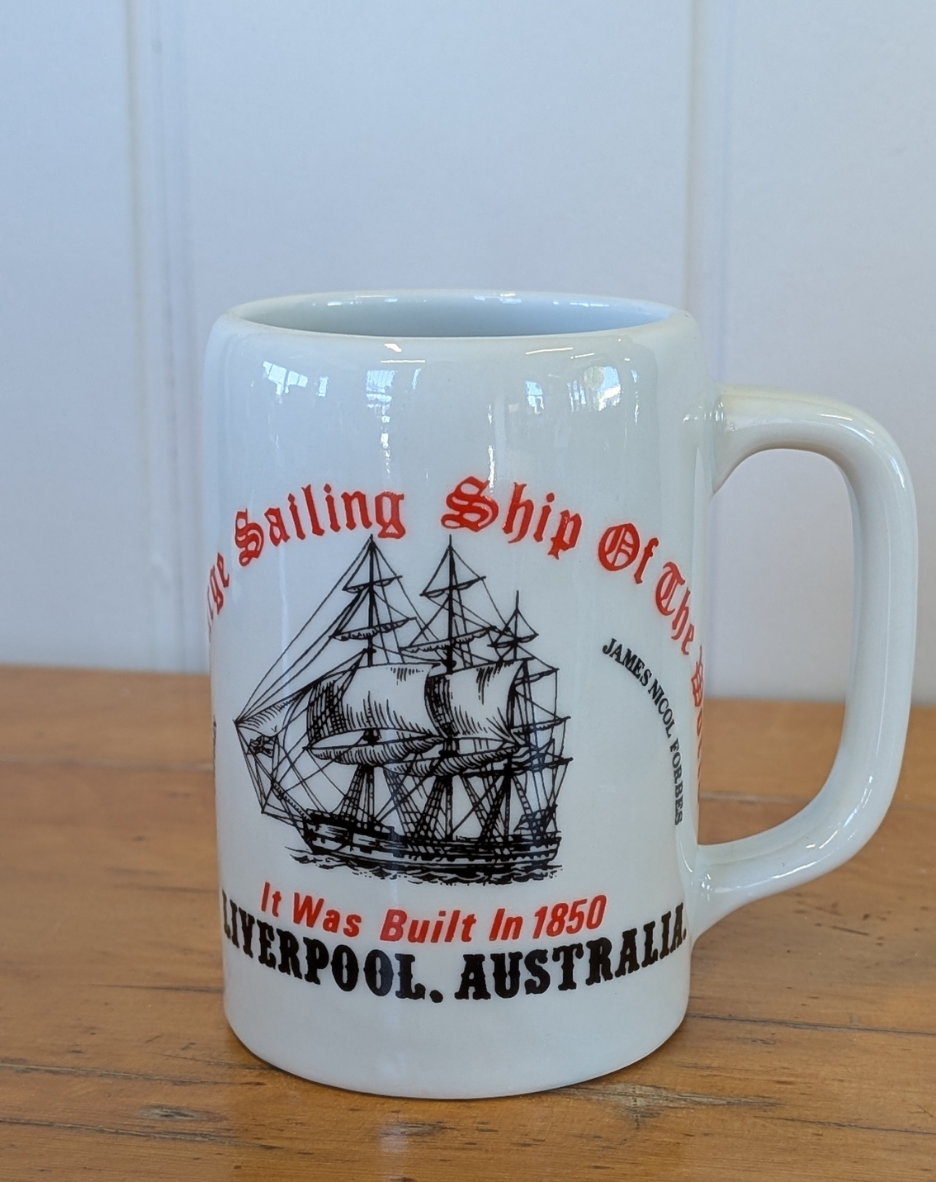 Vintage Porcelain Mug Stein Liverpool Australia