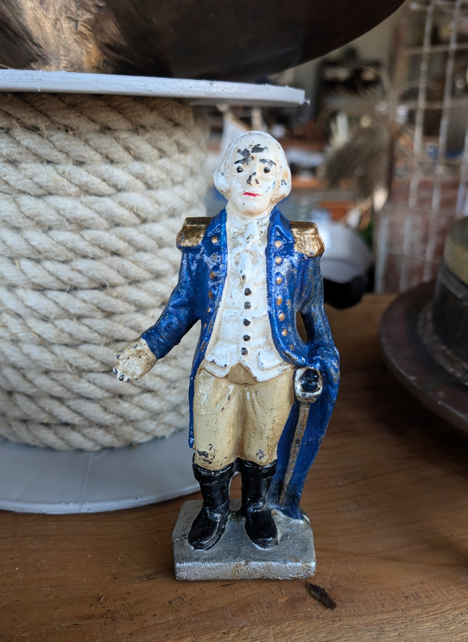 Captain Metal Figurine Money Box
