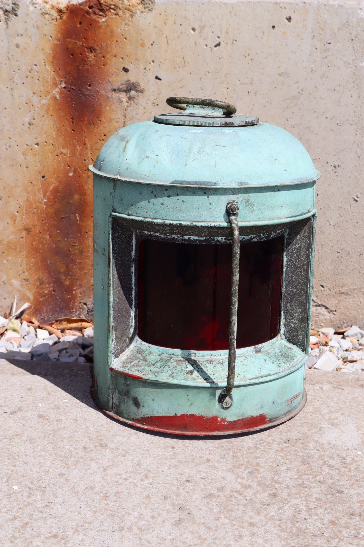 Vintage Copper Port Lantern Light