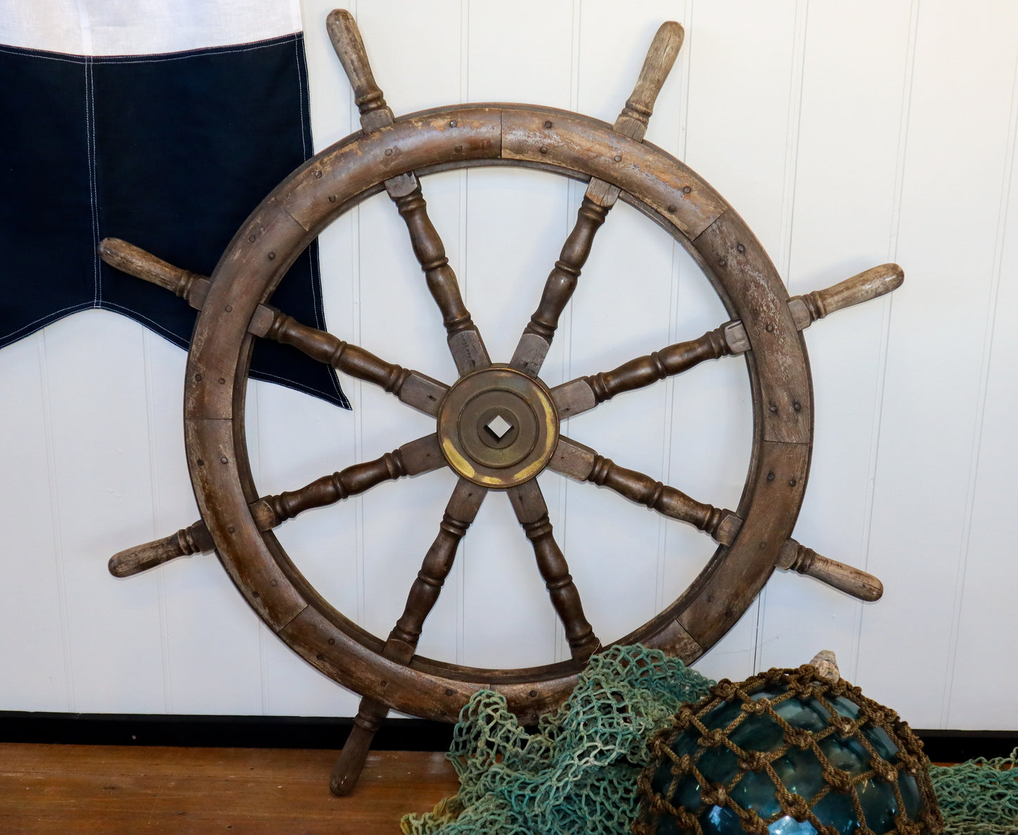 Old Ships Wheel 108cm