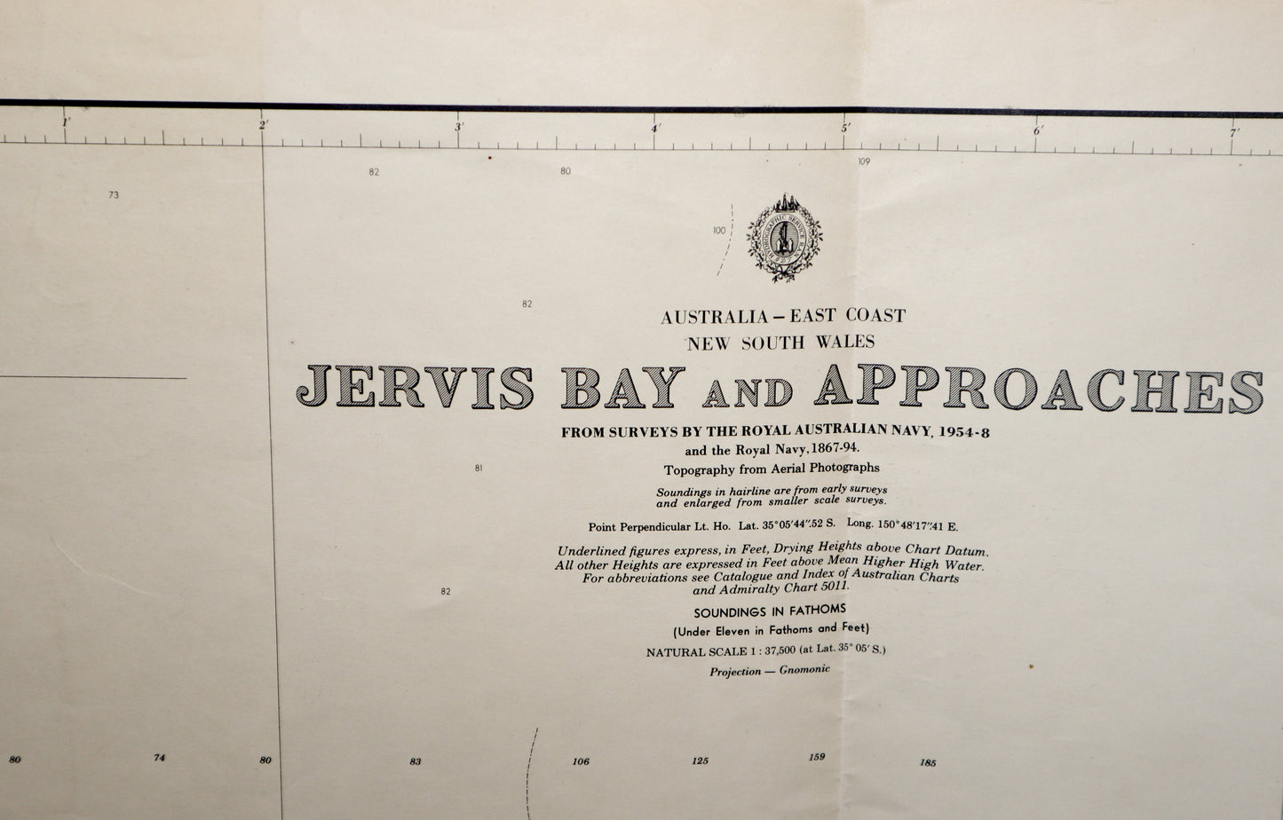 NSW - Jervis Bay and Approaches - AUS 80 Chart / Map