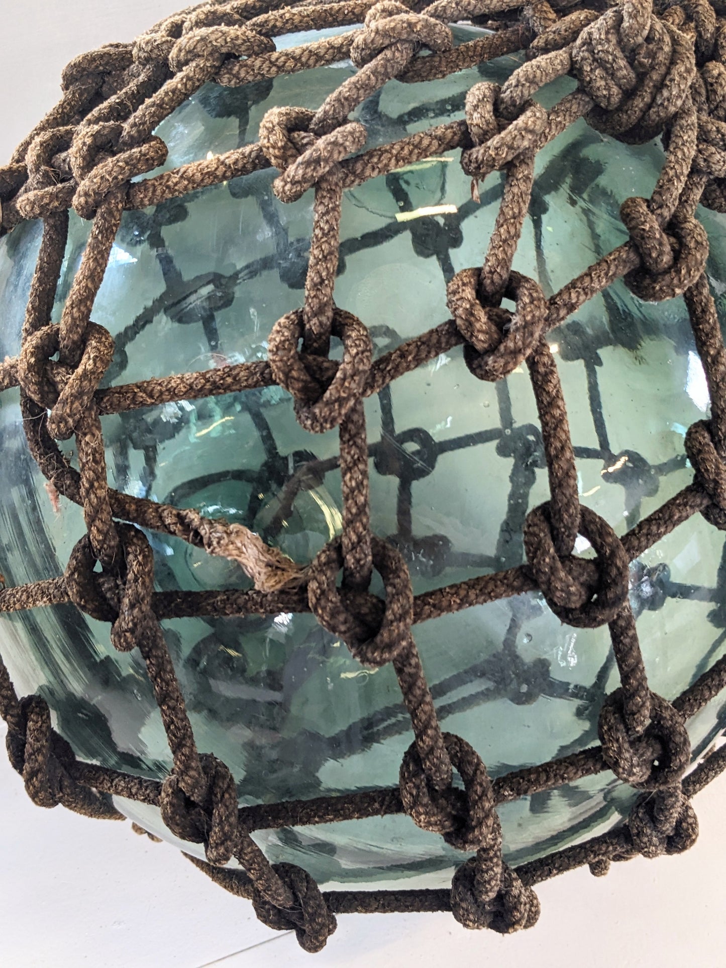 14" Glass Float Buoy Blue
