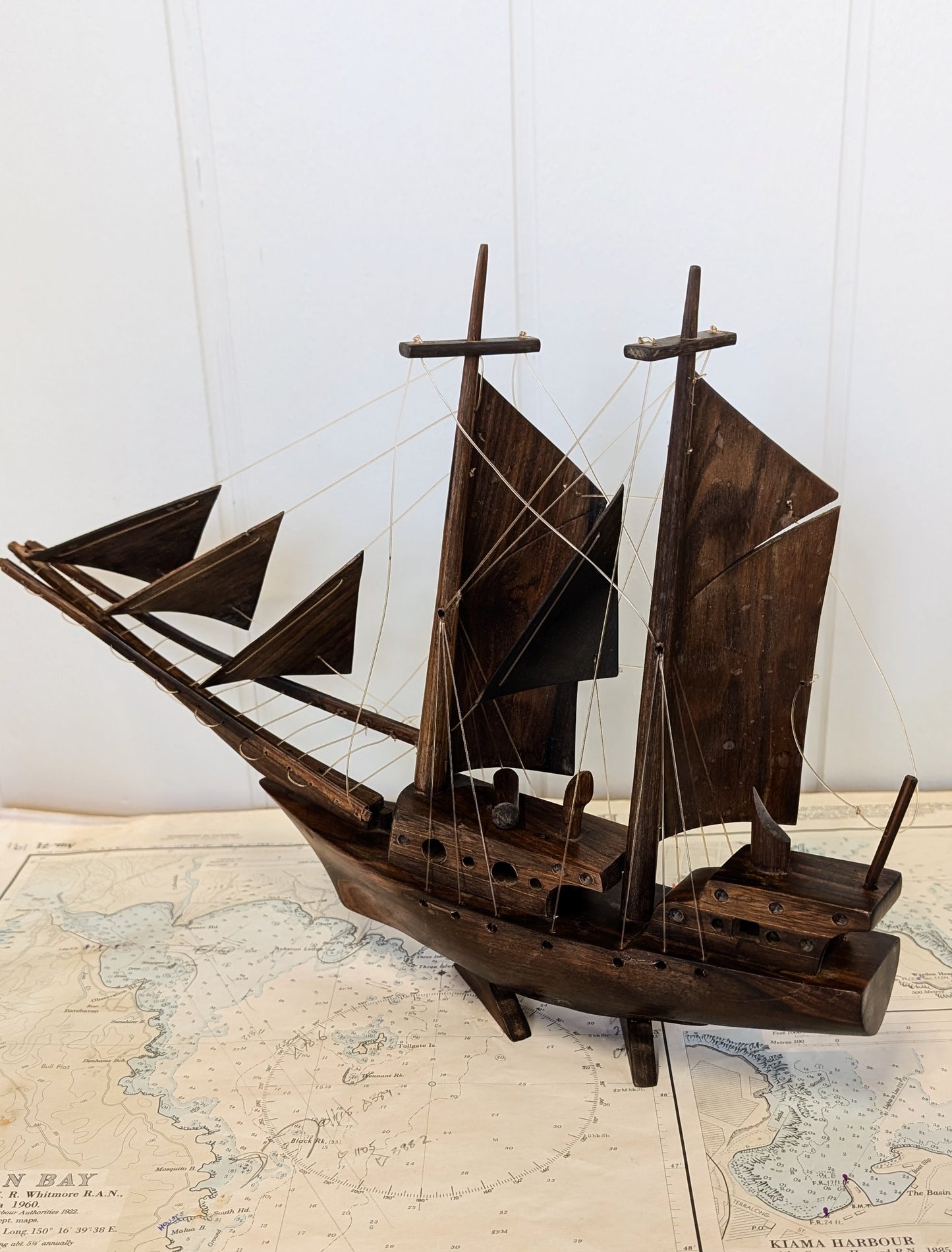 Wooden sailing ship