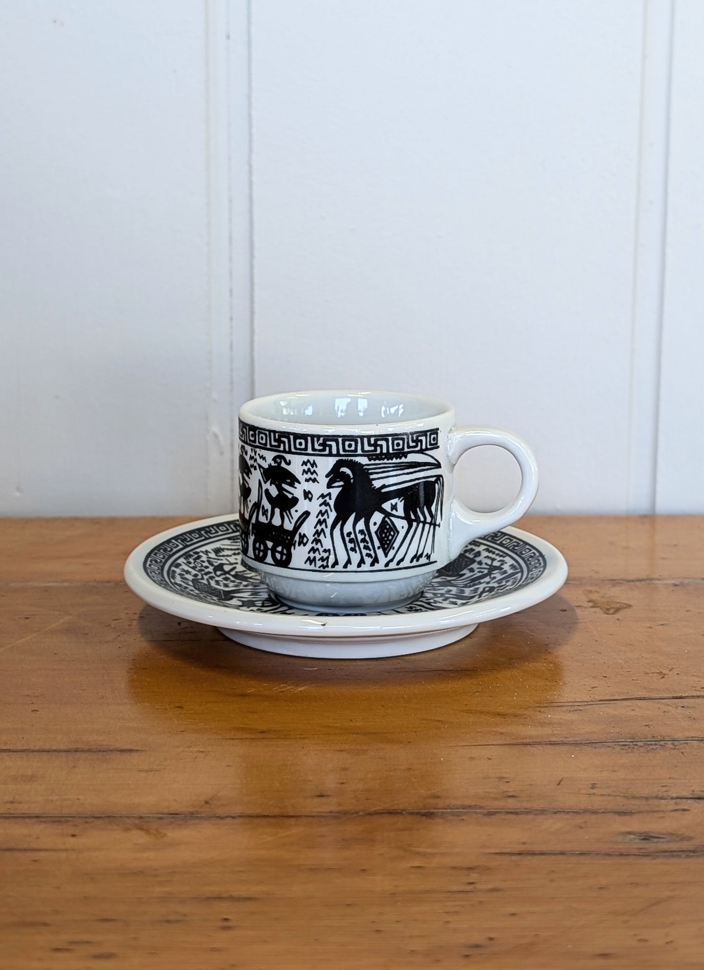 Vintage Greek Espresso Cups