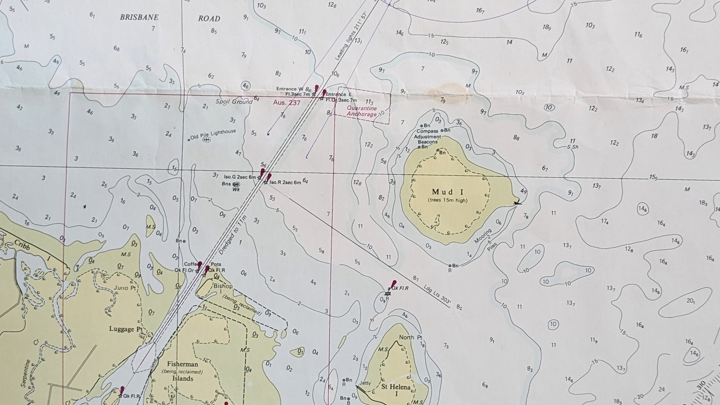 QLD - Moreton Bay 236 Chart / Map