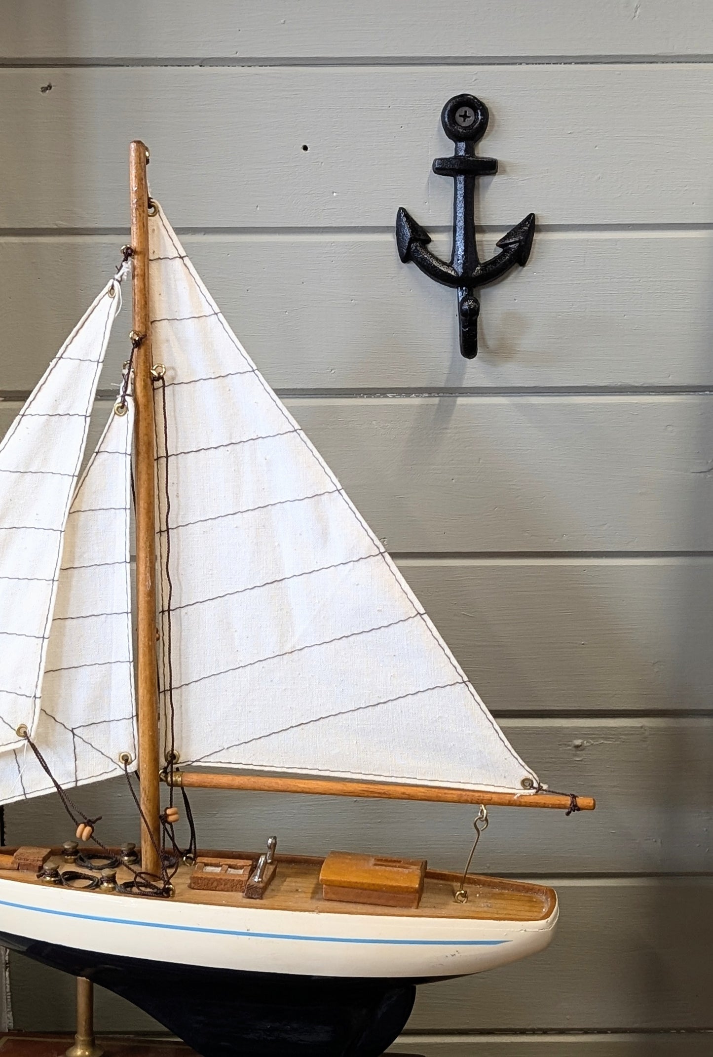 Anchor Wall Hook - White