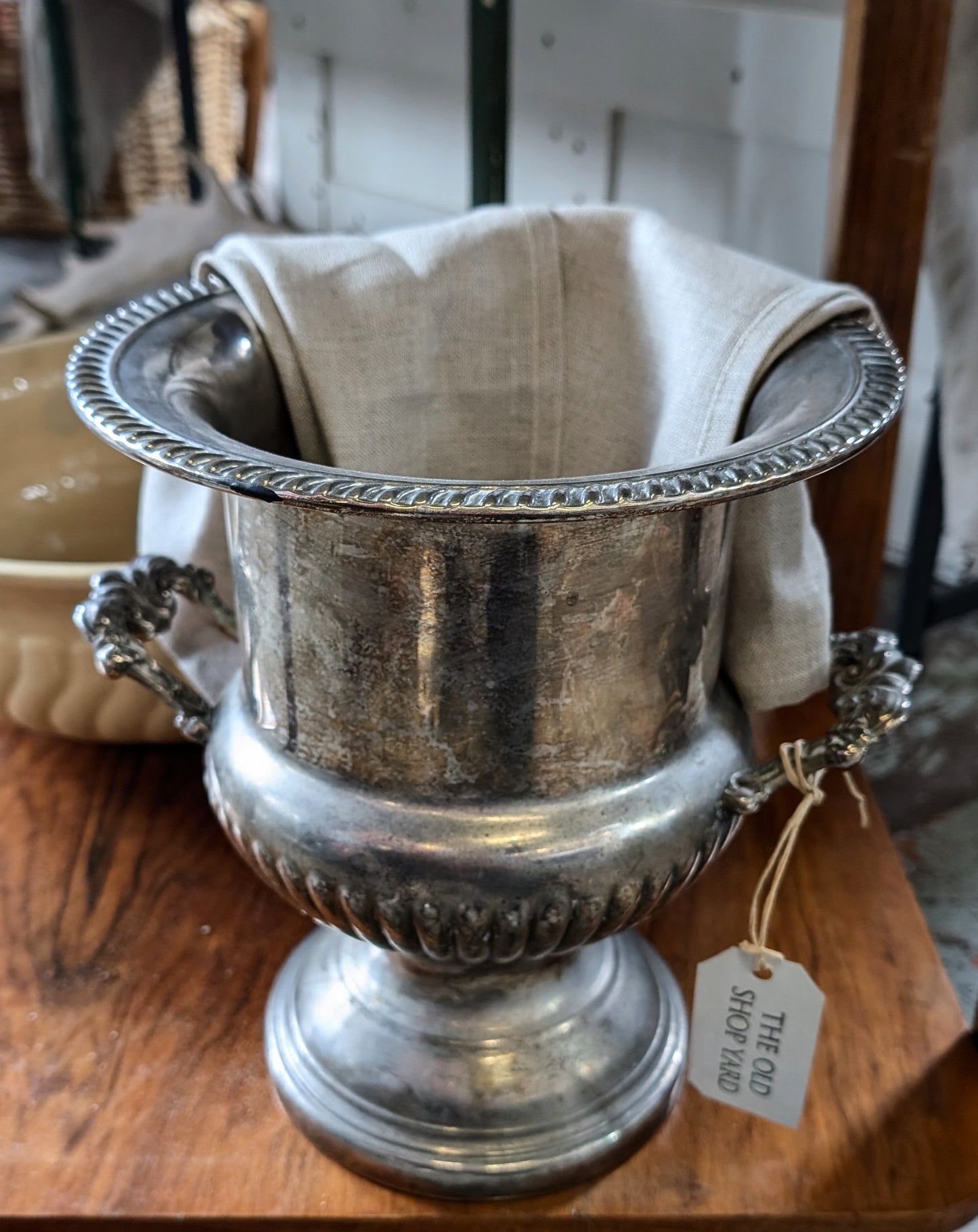 Vintage Silver Plate Champagne Ice Bucket