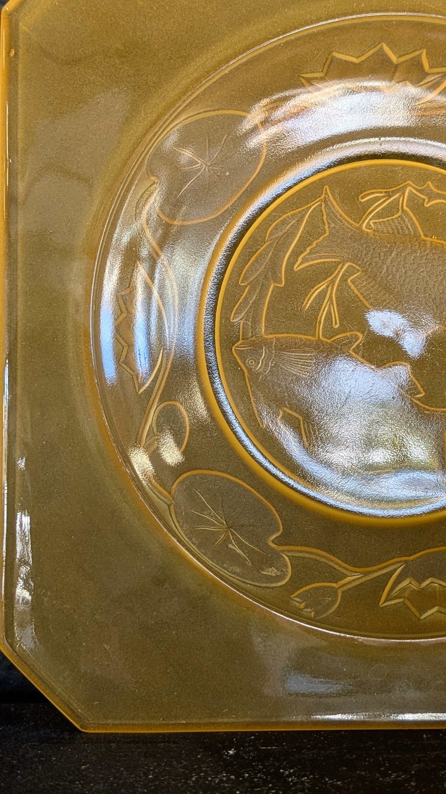 Art Deco Fish Plate