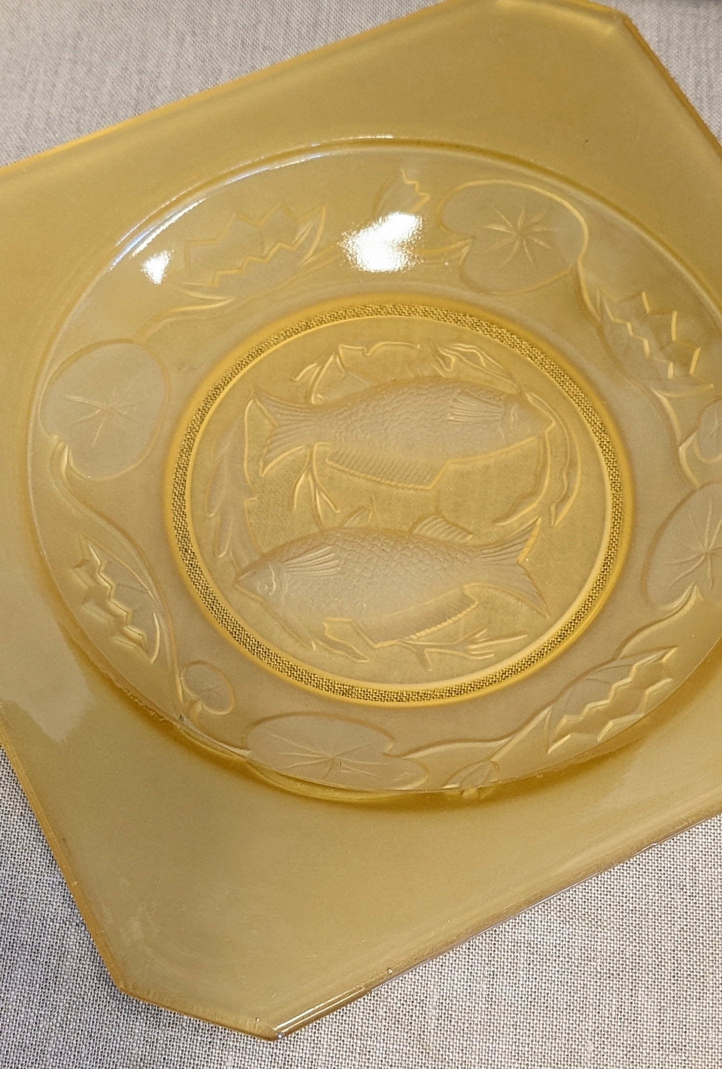 Art Deco Fish Plate