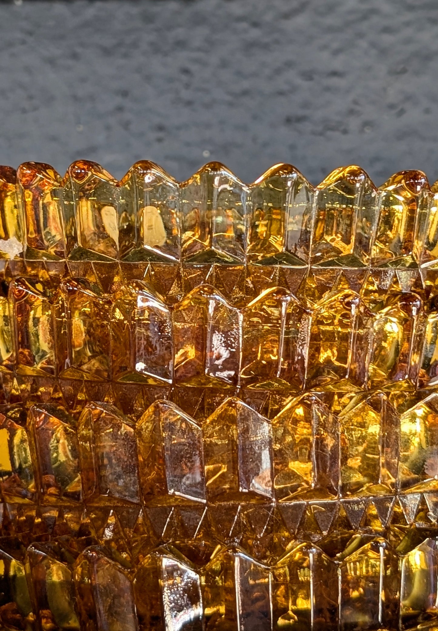 Vintage Amber Glass Bowls