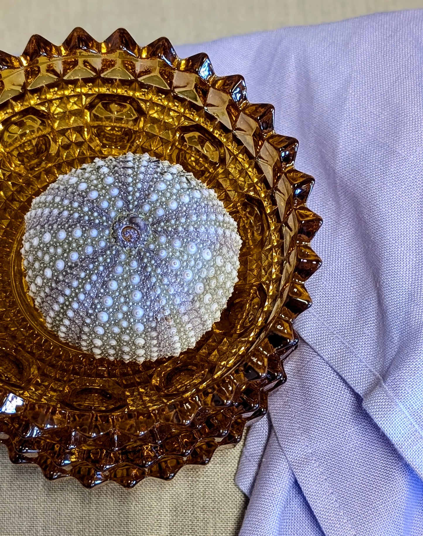 Vintage Amber Glass Bowls