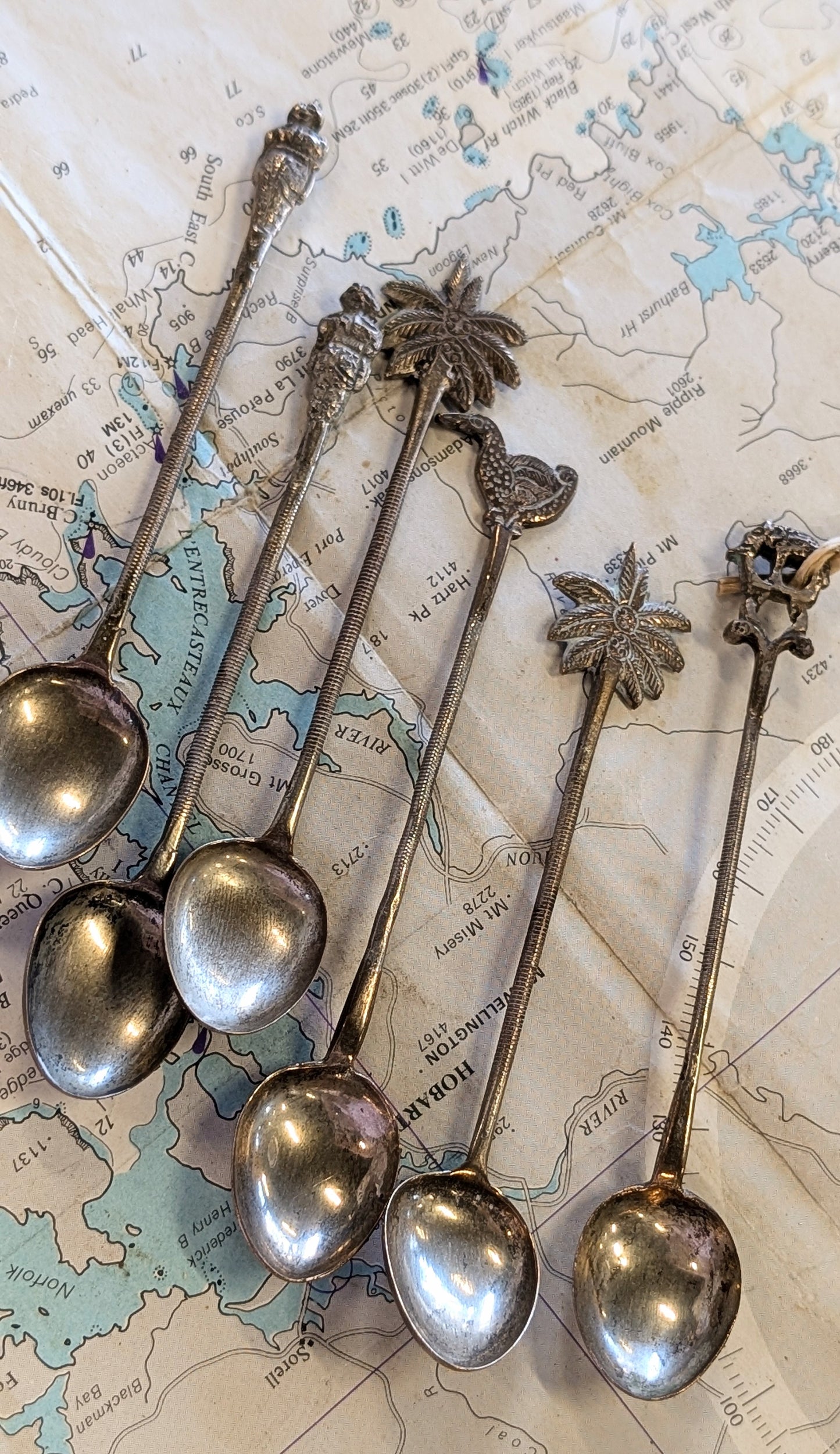 Vintage Silver Plate Coffee Spoons