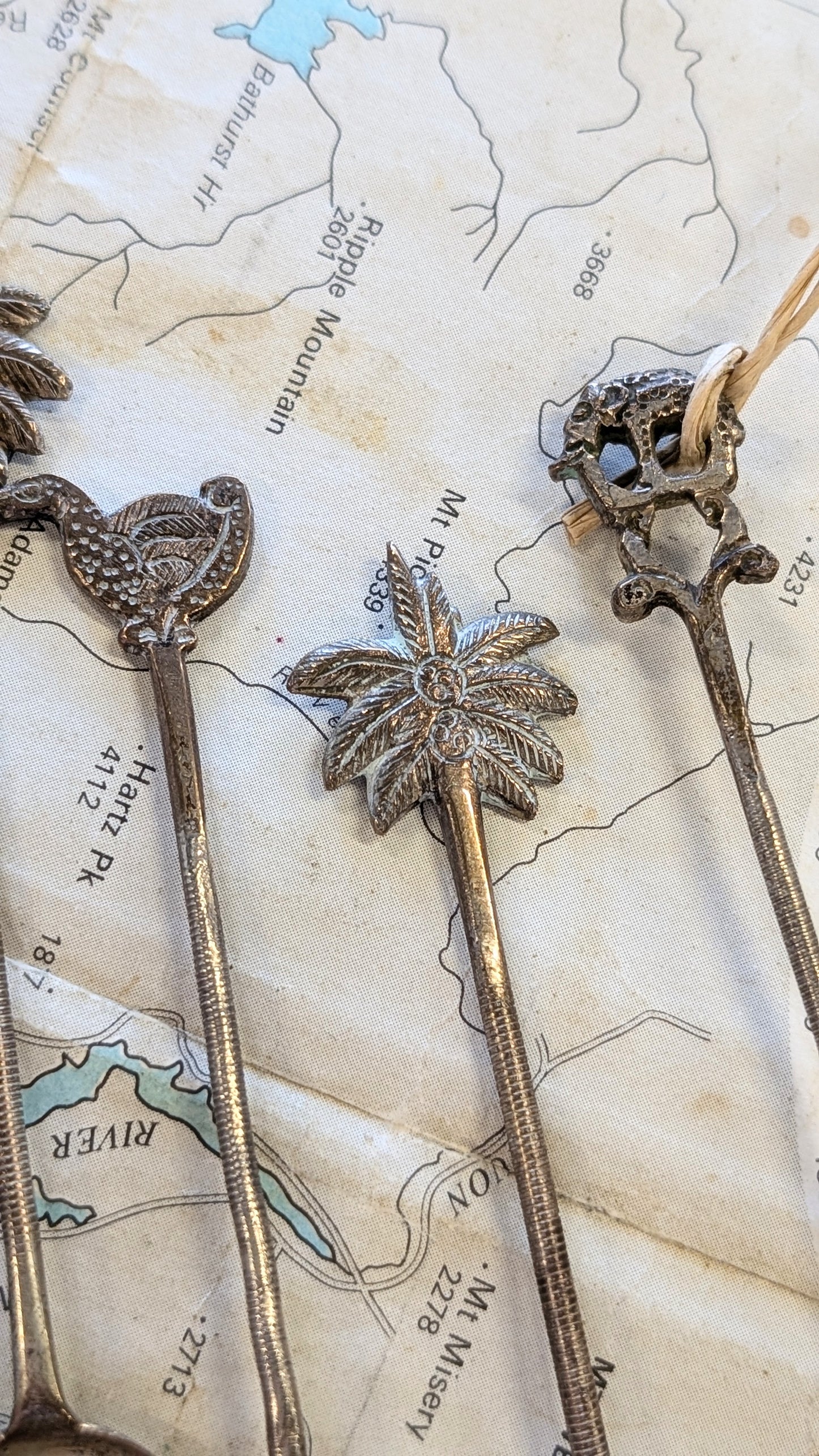 Vintage Silver Plate Coffee Spoons