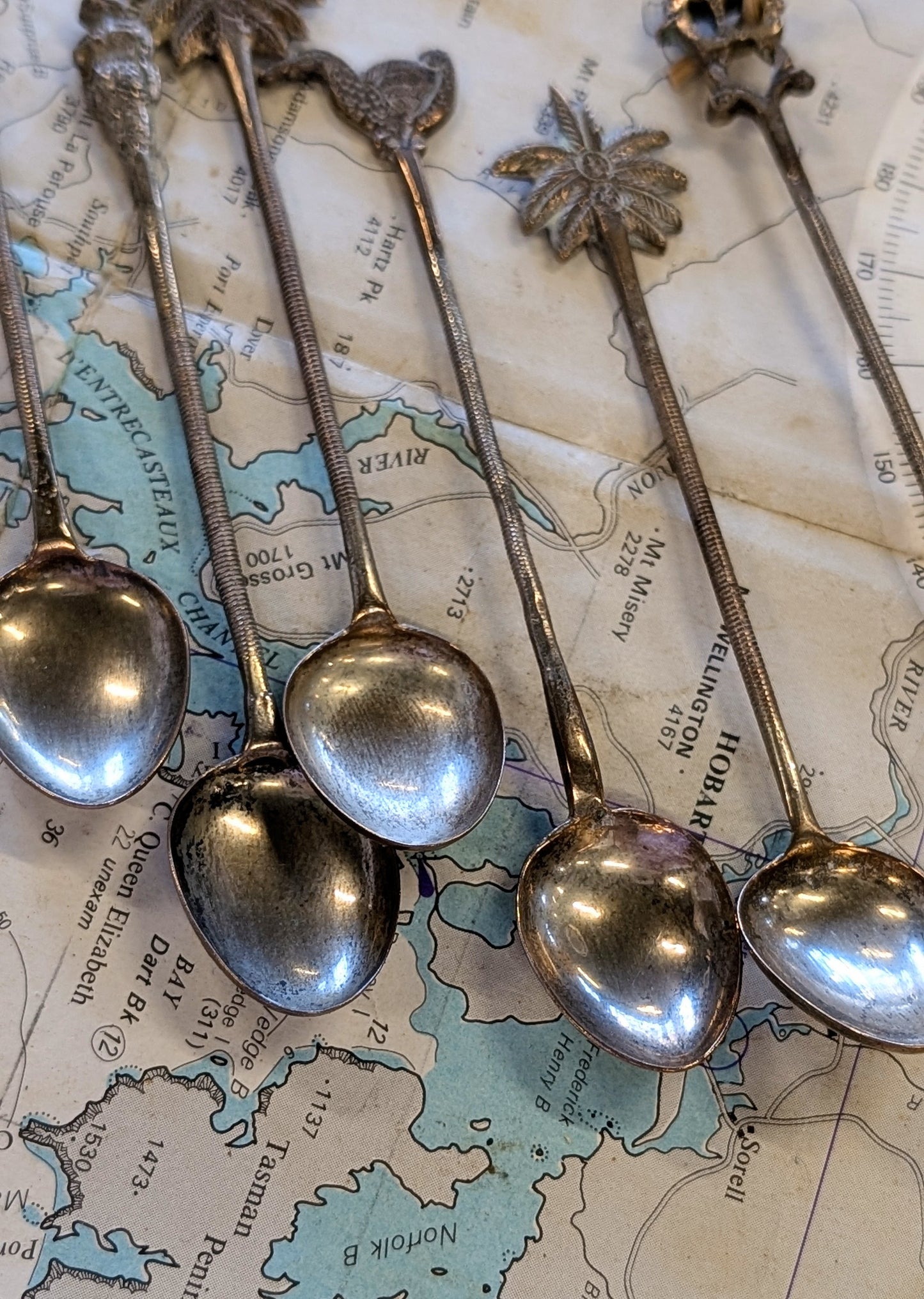 Vintage Silver Plate Coffee Spoons