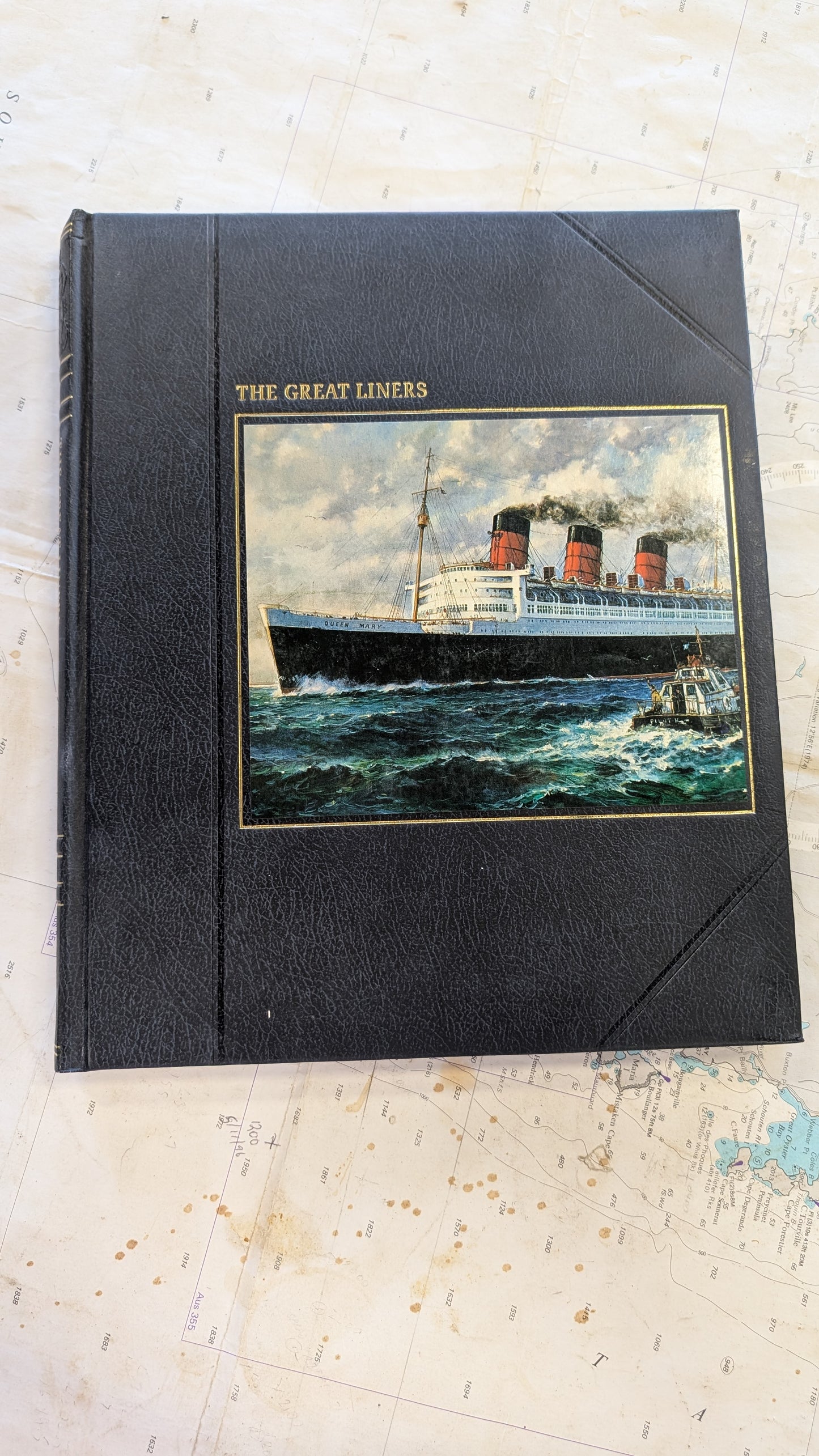The Great Liners - vintage book from "The Seafarers" series
