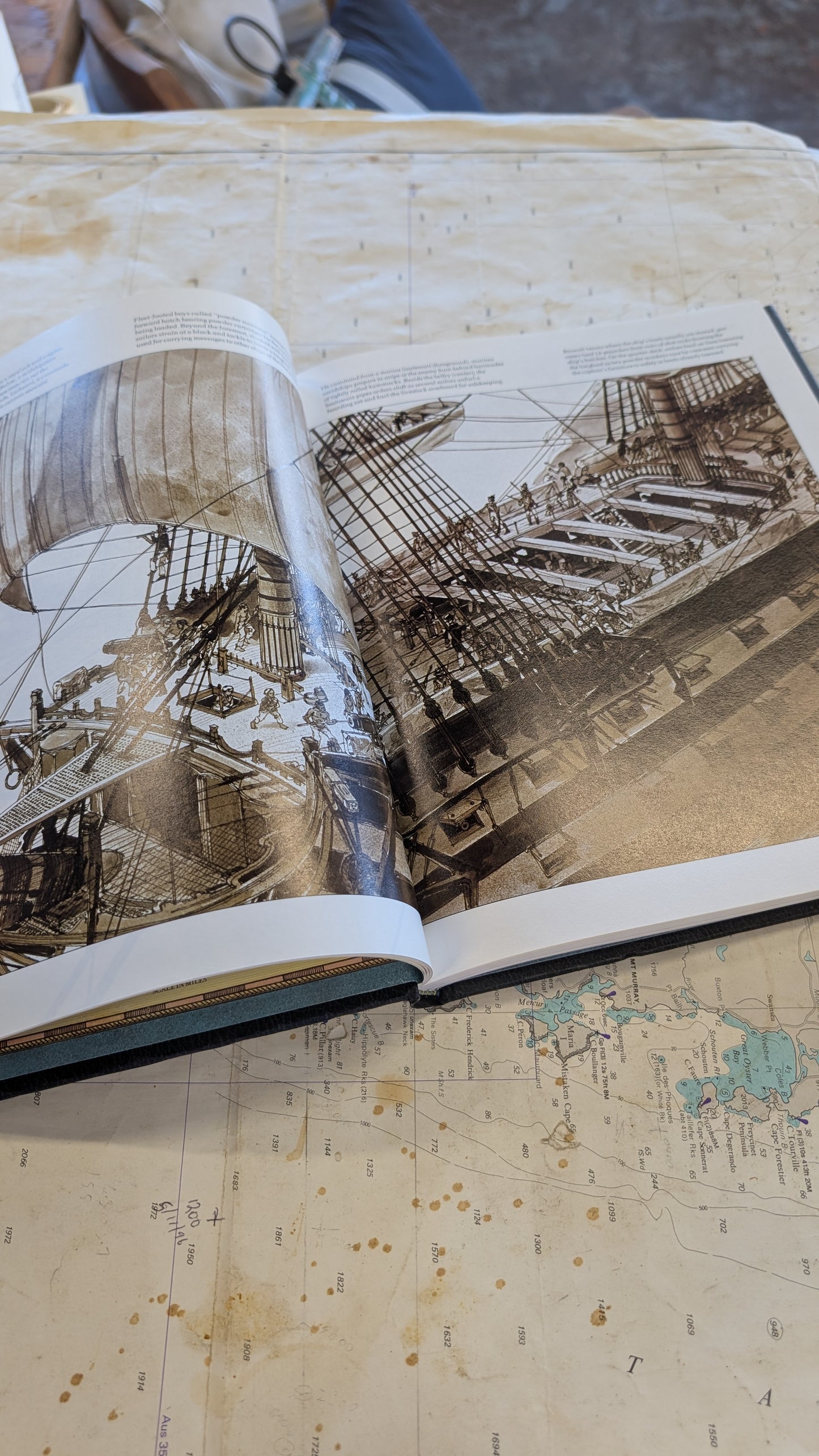 Fighting Sail - vintage book from "The Seafarers" series