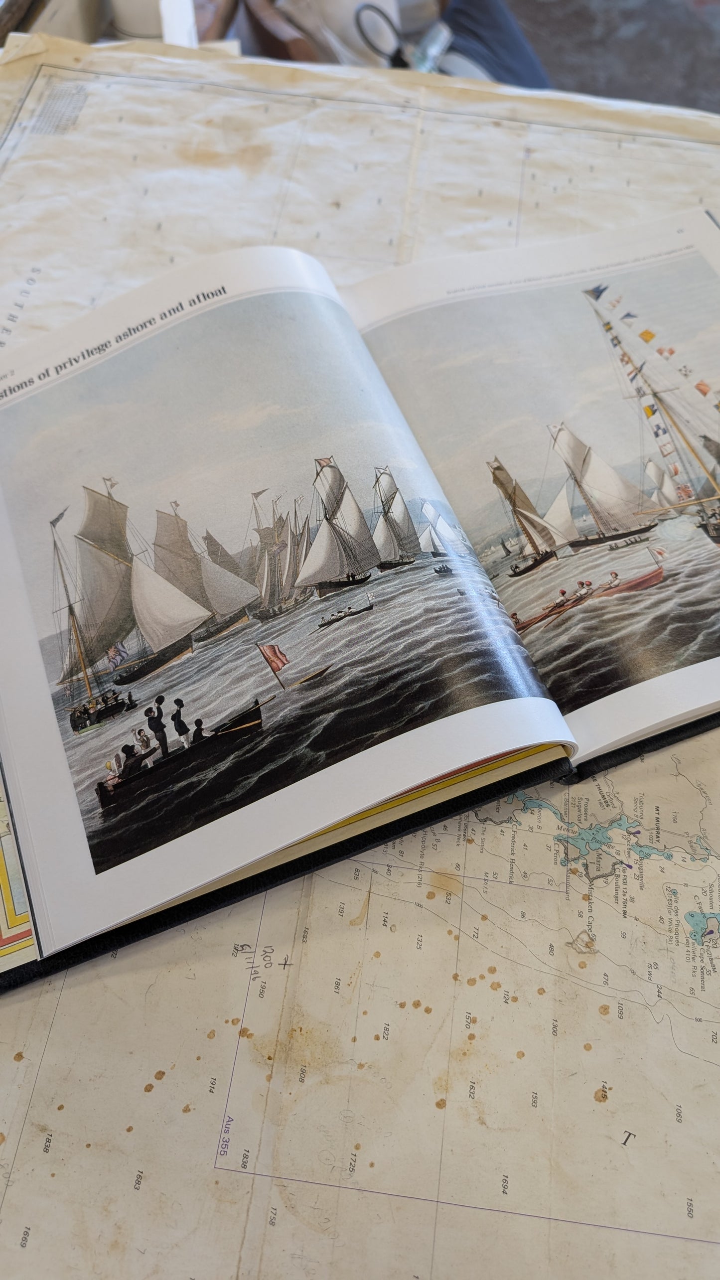 The Luxury Yachts - vintage book from "The Seafarers" series