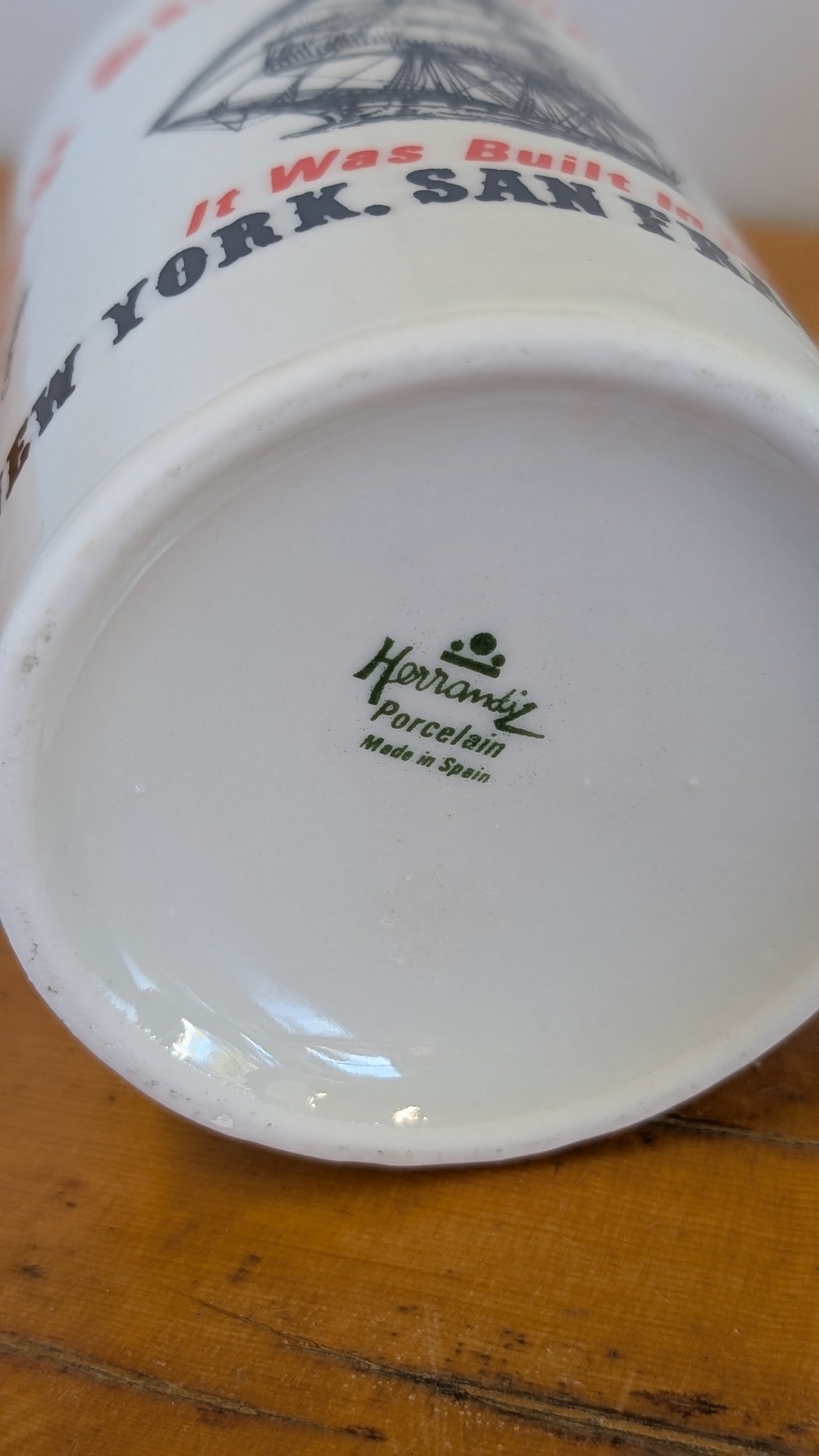 Vintage Porcelain Mug Stein London Hong Kong