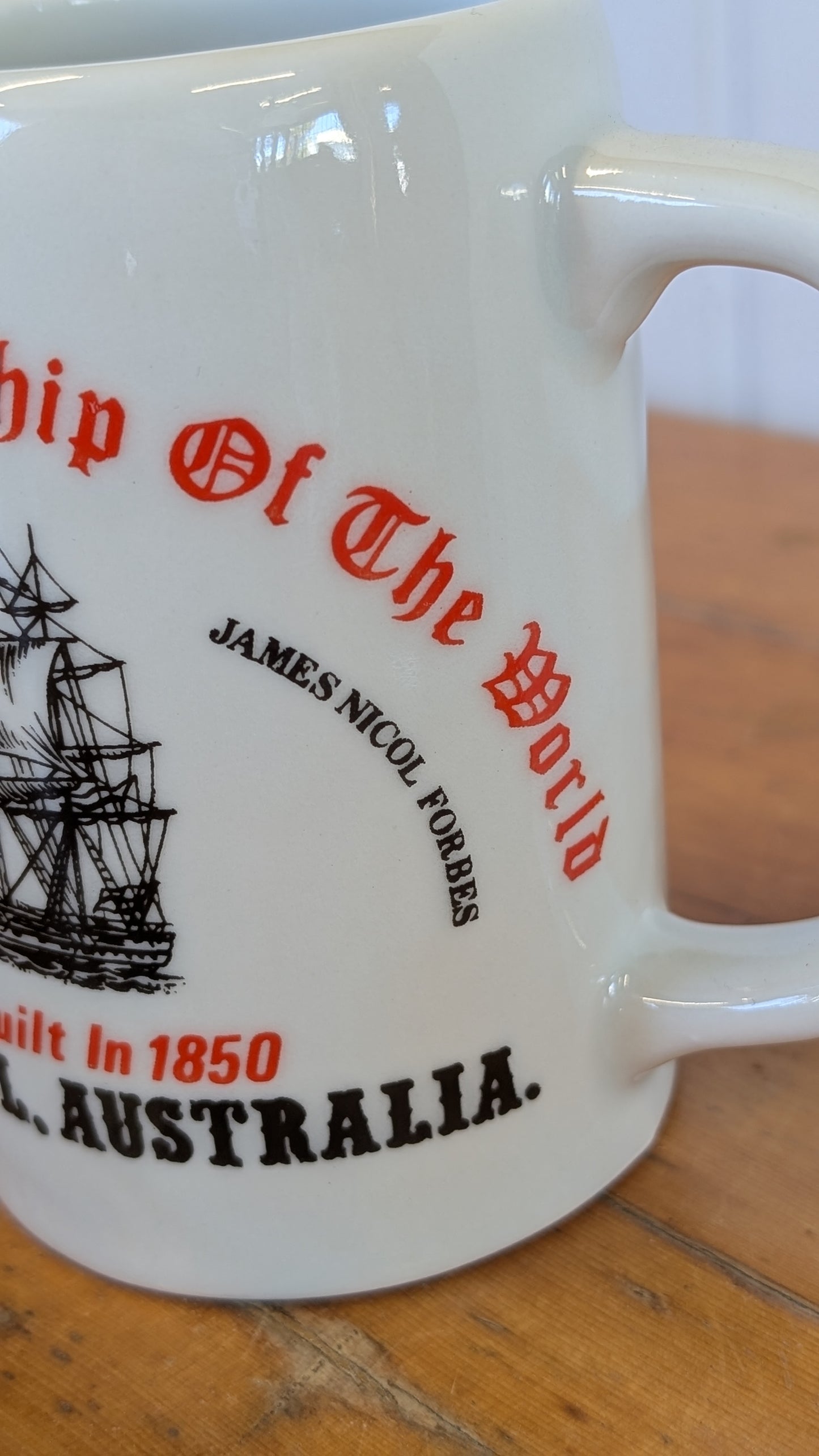 Vintage Porcelain Mug Stein Liverpool Australia