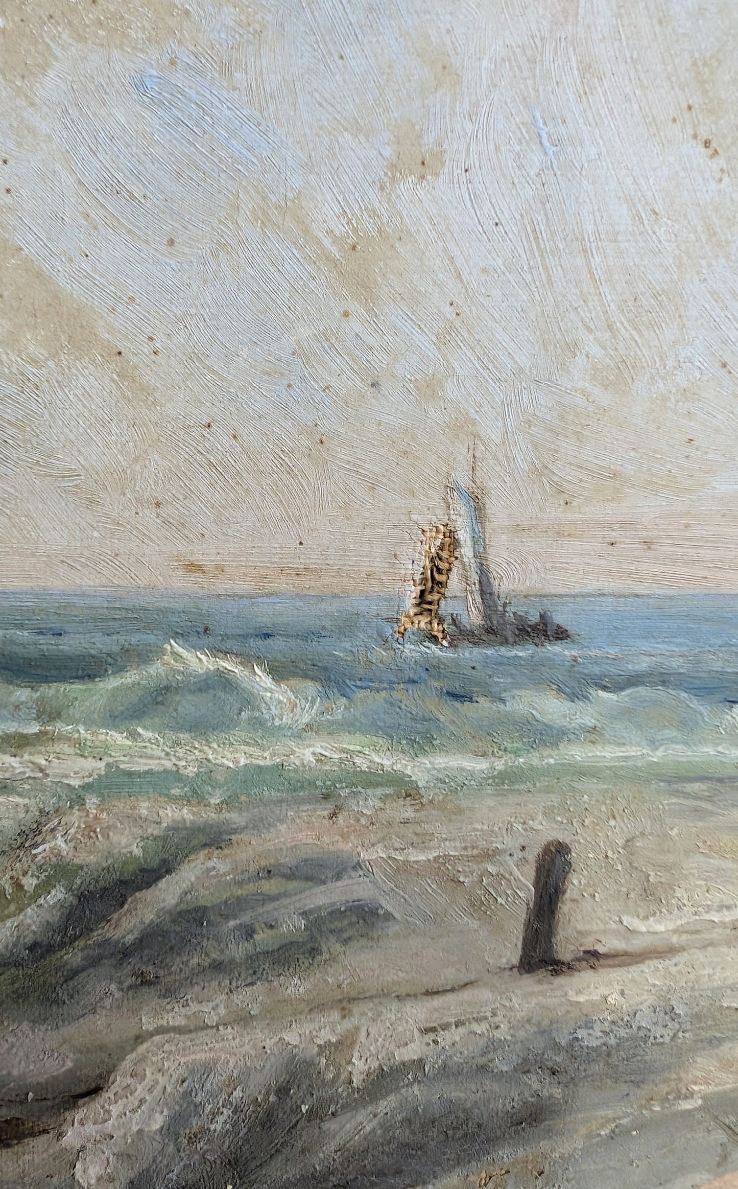 Antique Oil Painting H Grosby