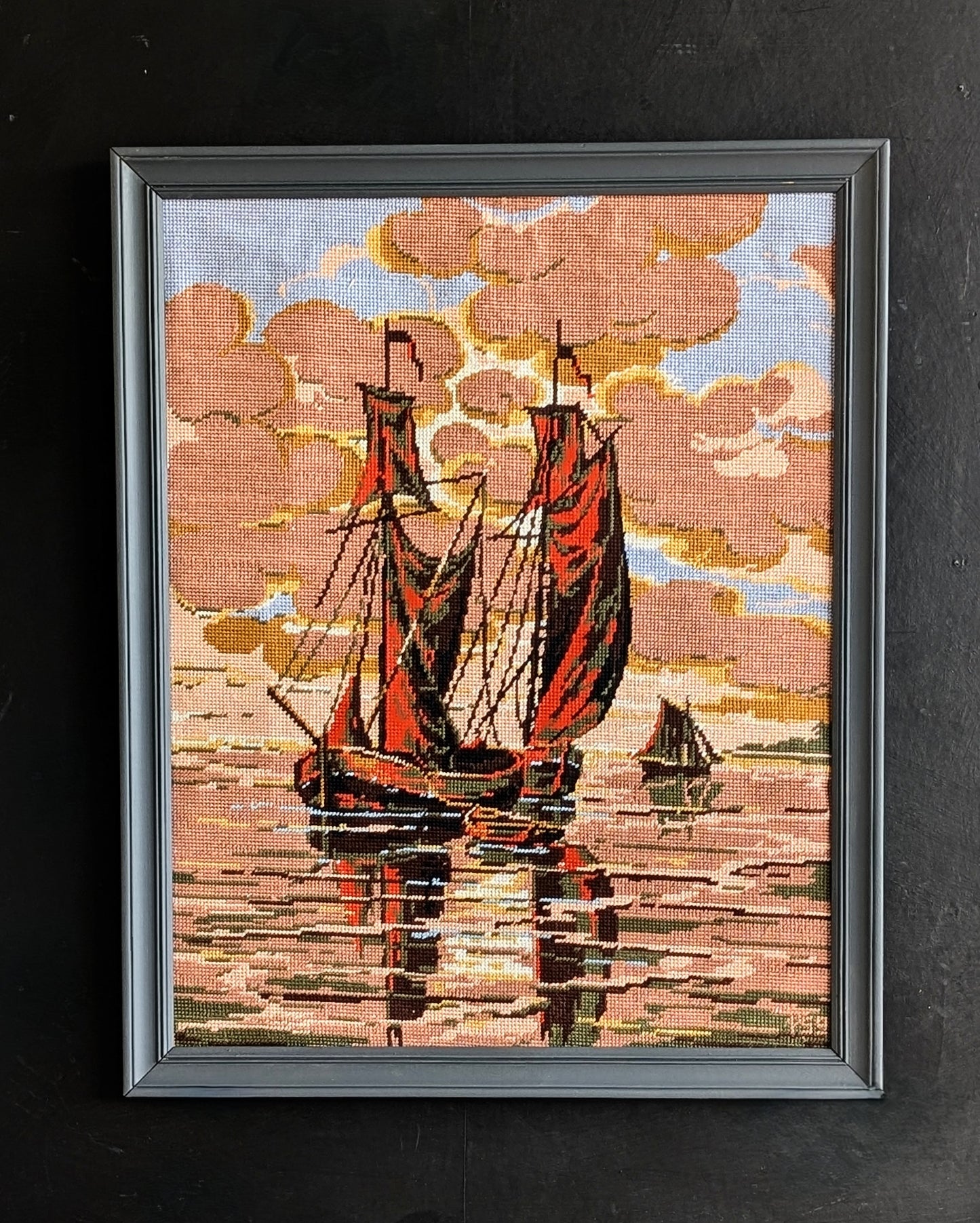 Vintage Ship Tapestry