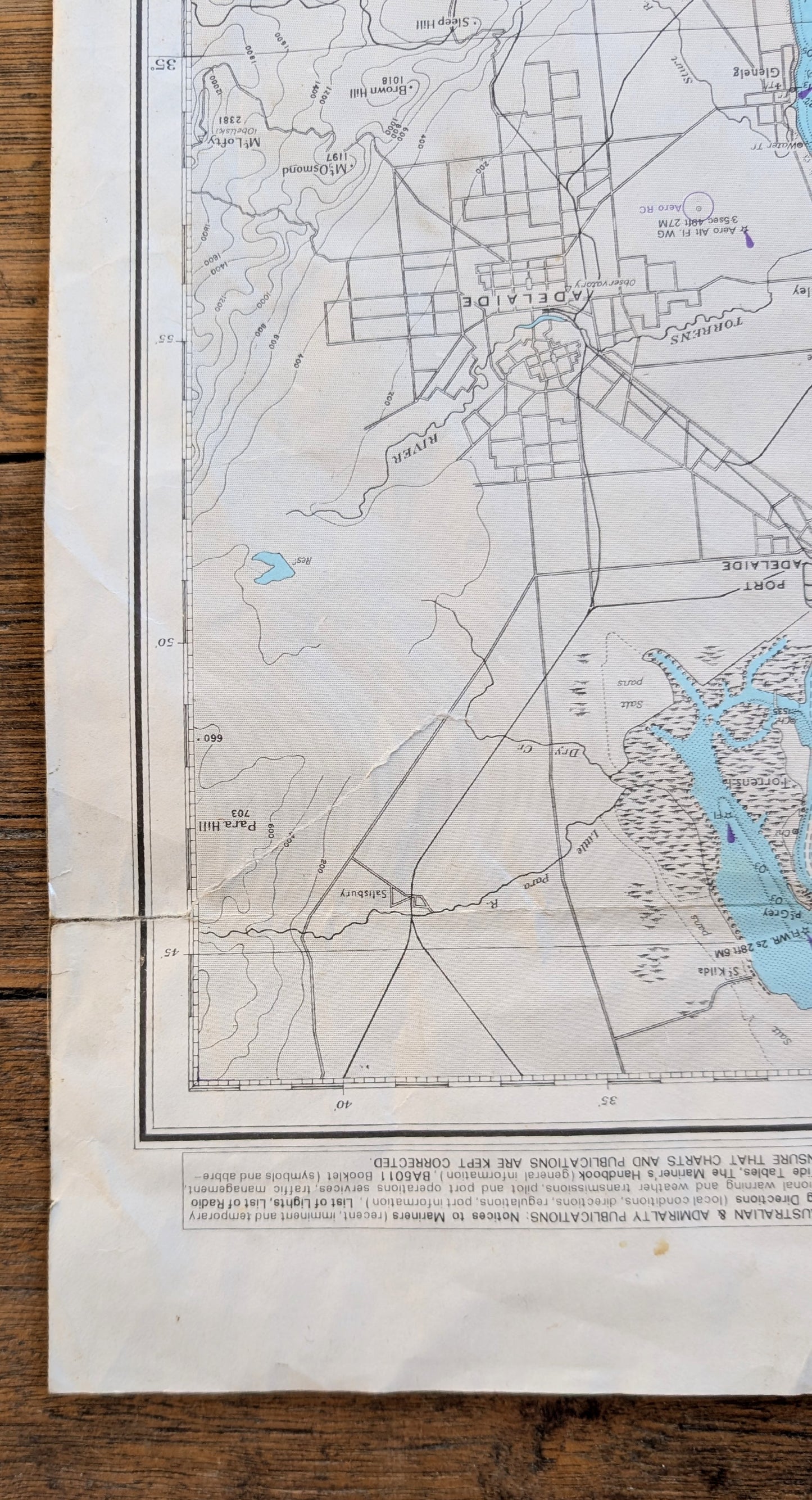 South Australia - Port Adelaide to Backstairs Passage AU 780 Chart / Map