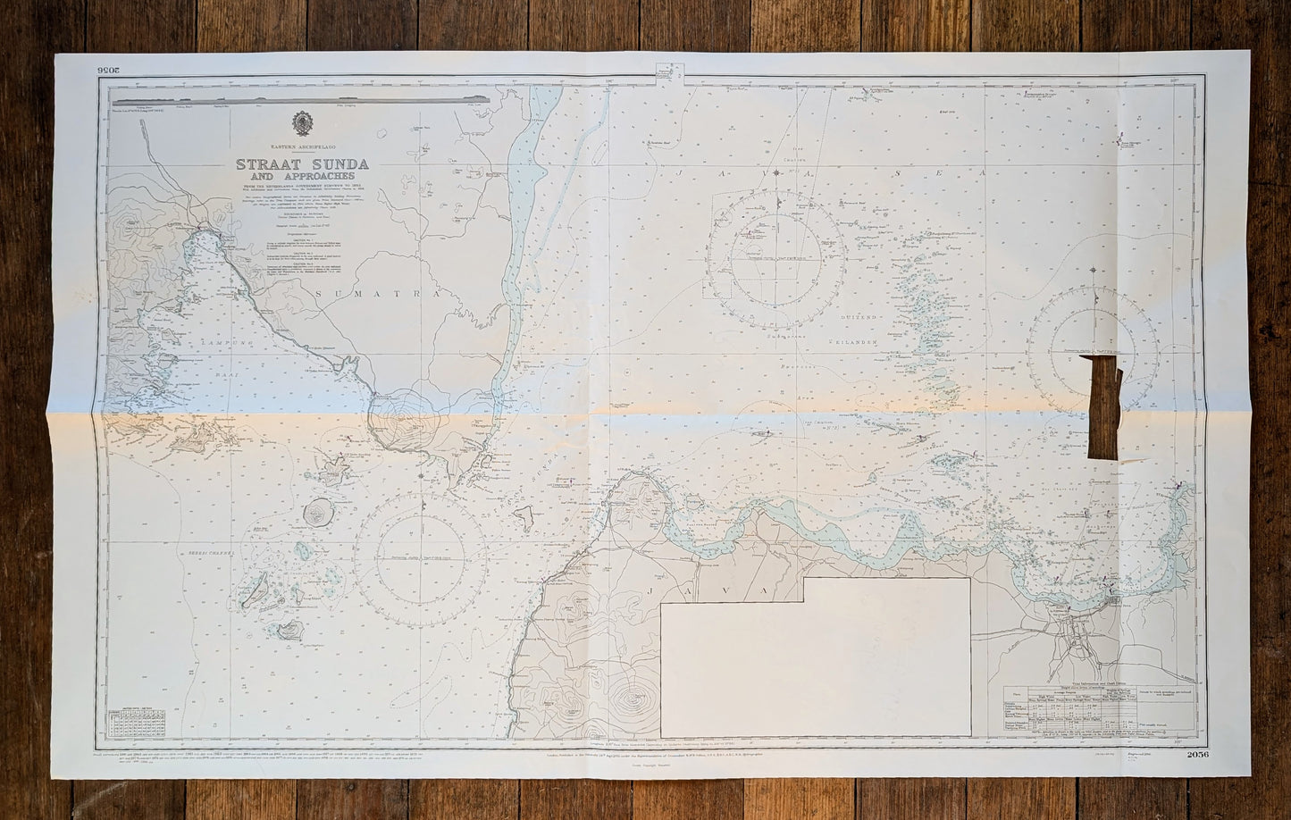 Indonesia - Straat Sunda 2056 Chart / Map