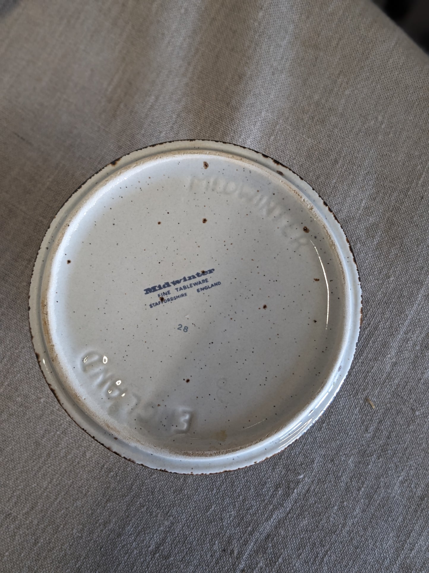 Mid Century Ceramic Sugar and Cream Set