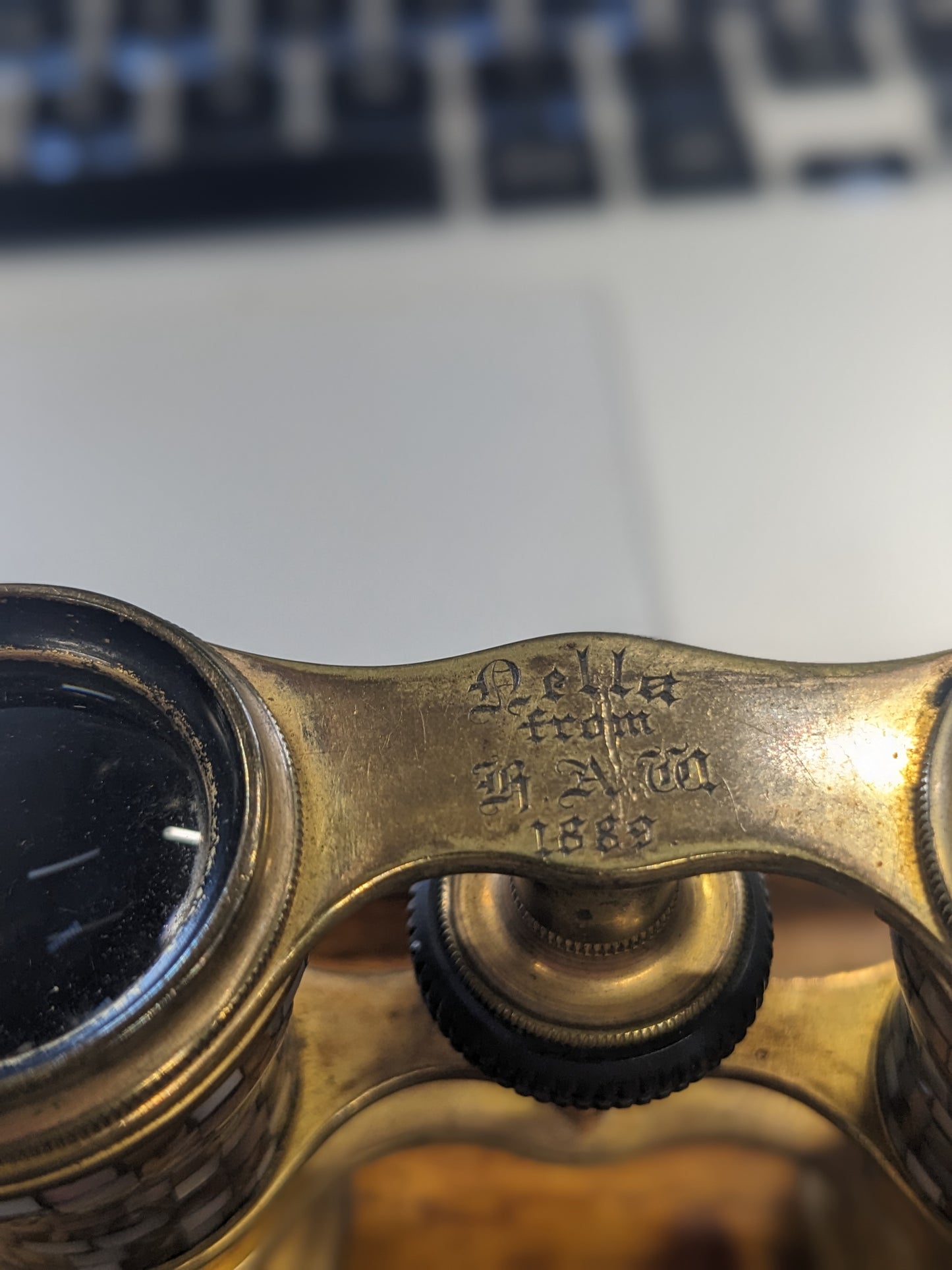 Antique Mother of Pearl Opera Glasses