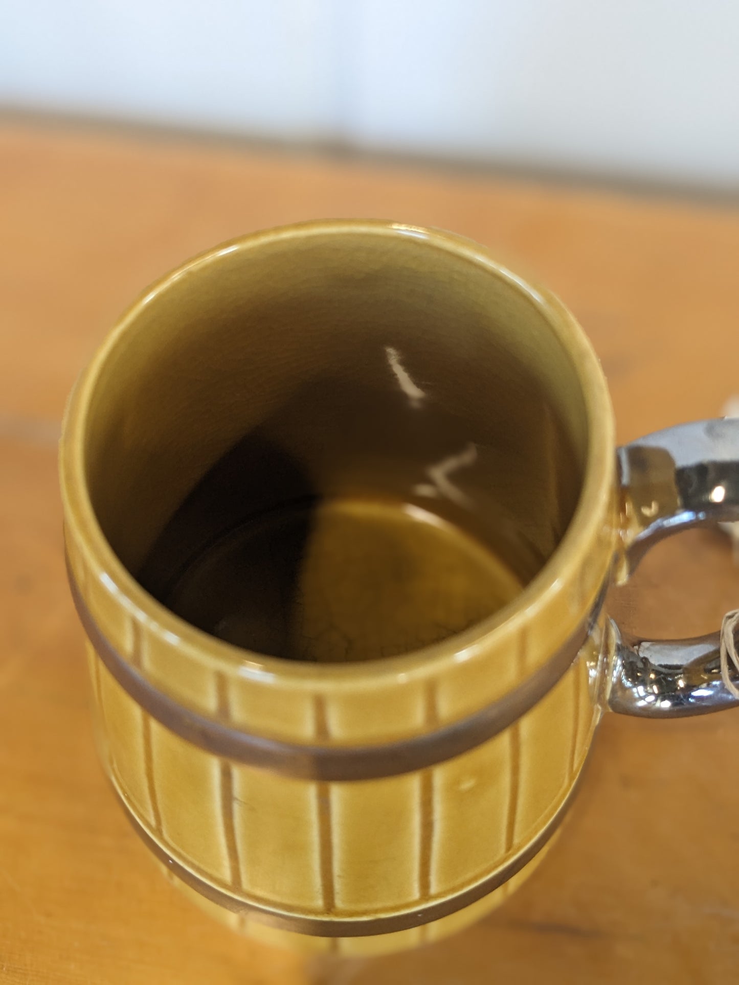Vintage Japanese Barrel Beer Mug