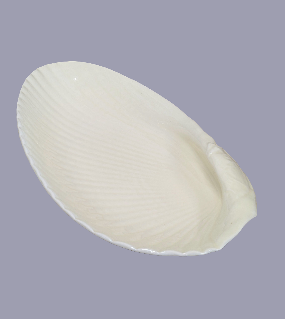 Antique Wedgwood Shell Creamware Dish