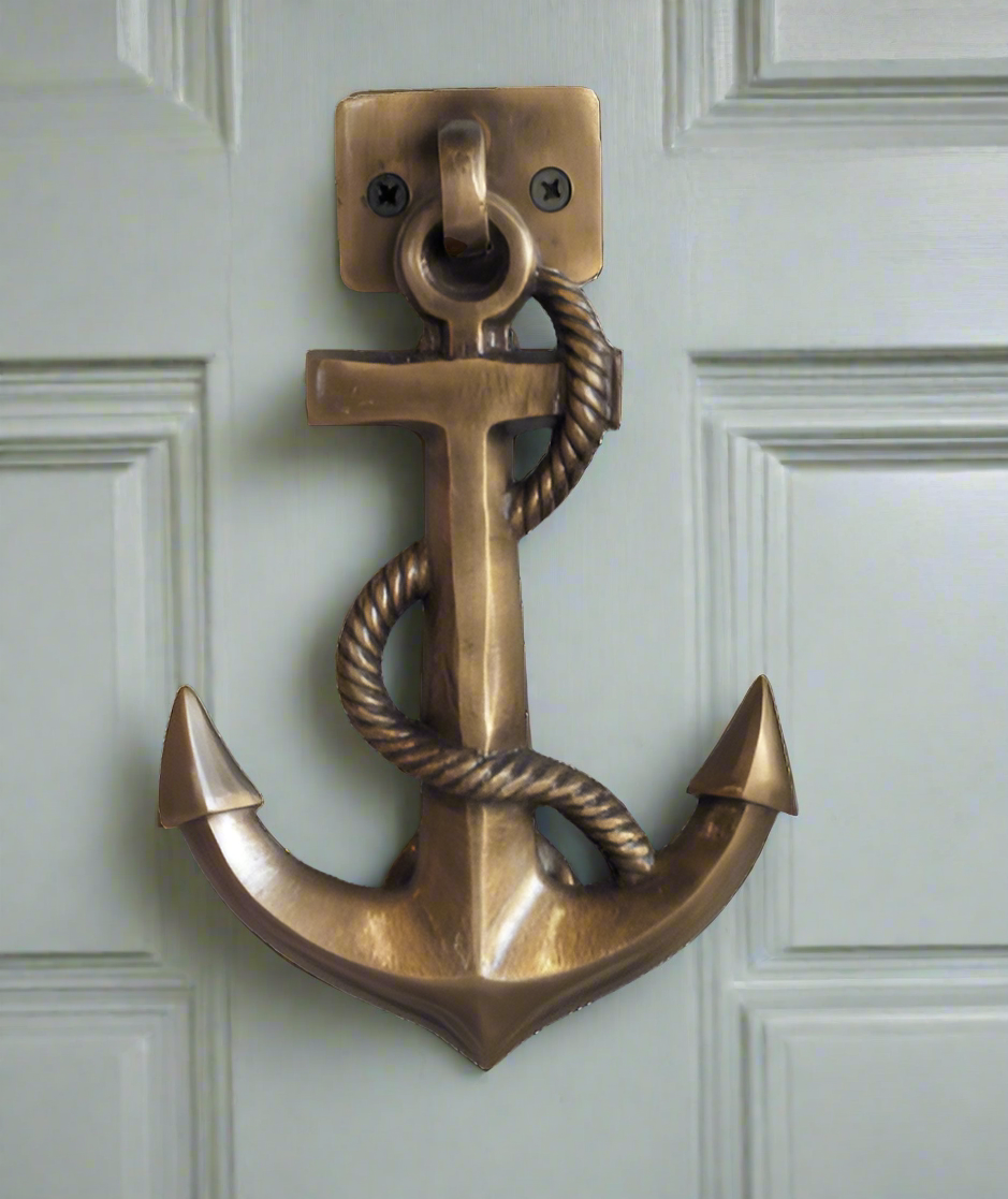 Brass Anchor Door Knocker