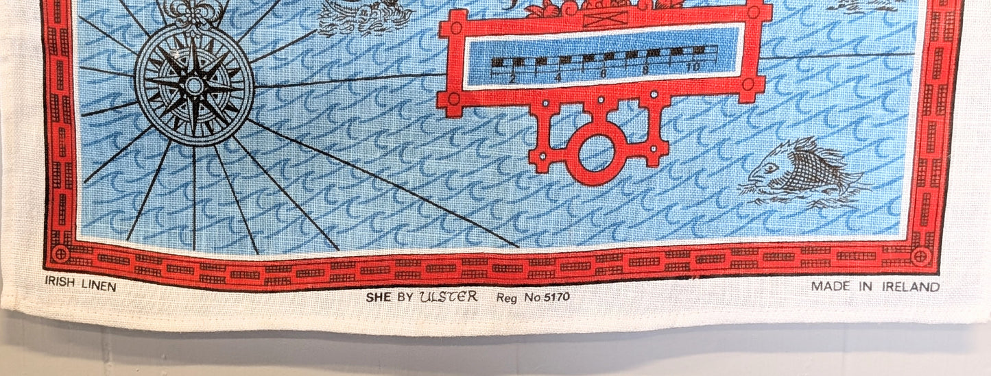 Linen Tea Towel - Why Is A Ship A She