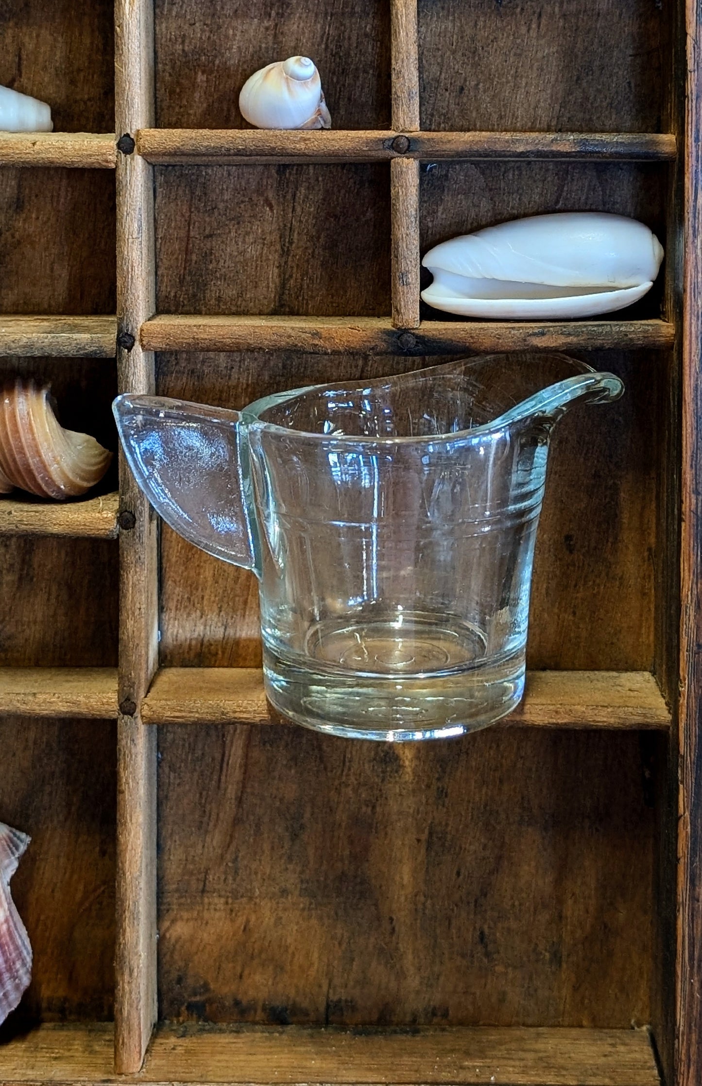 Vintage Art Deco Miniature Glass Milk Jug