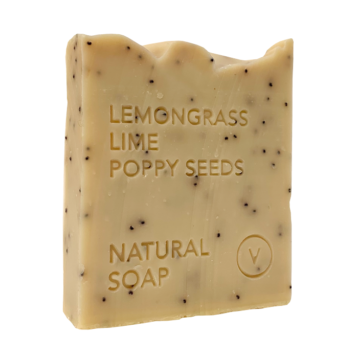 Natural Soap - Lemongrass, Lime & Poppy Seed