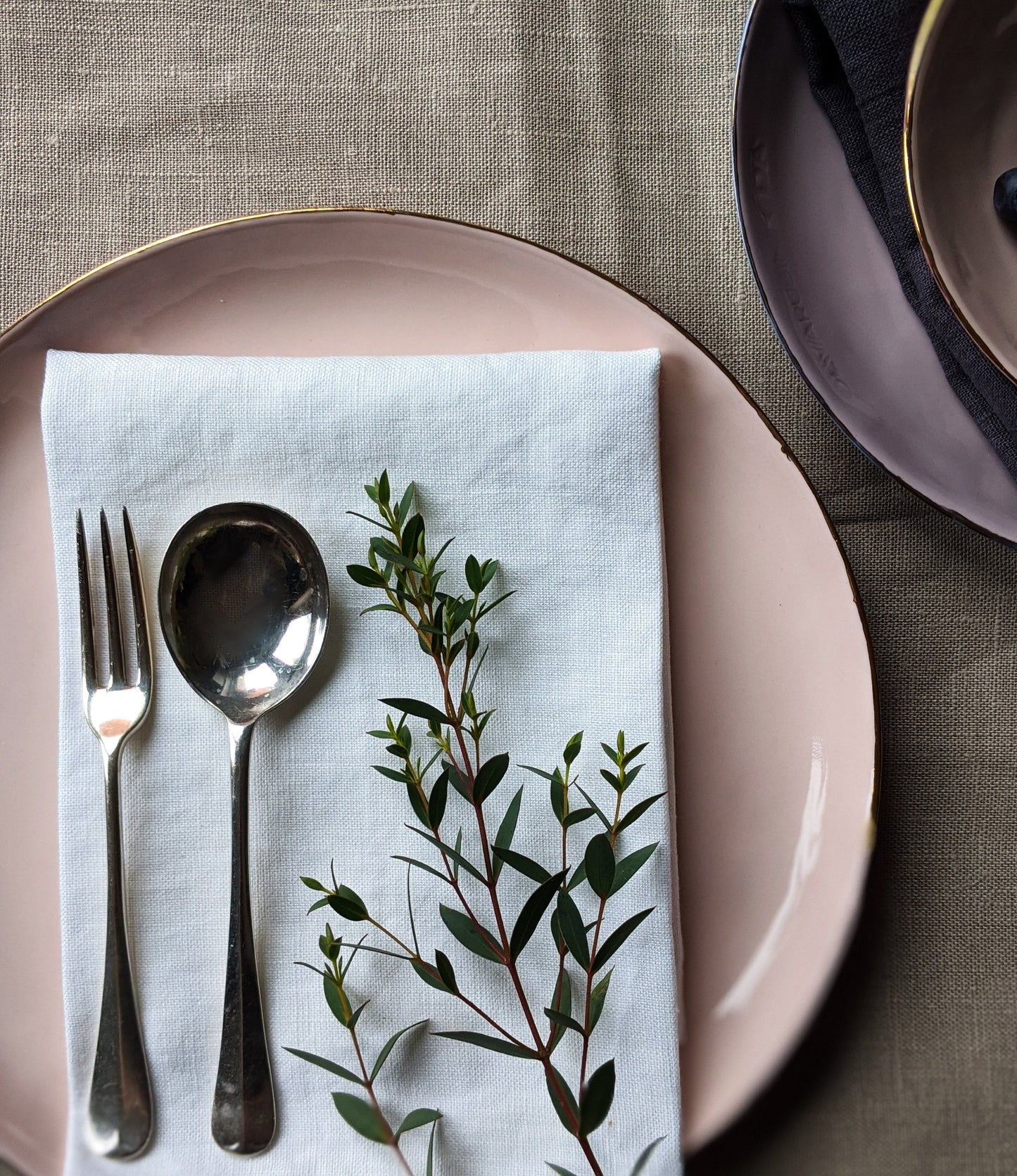 Linen napkin - White