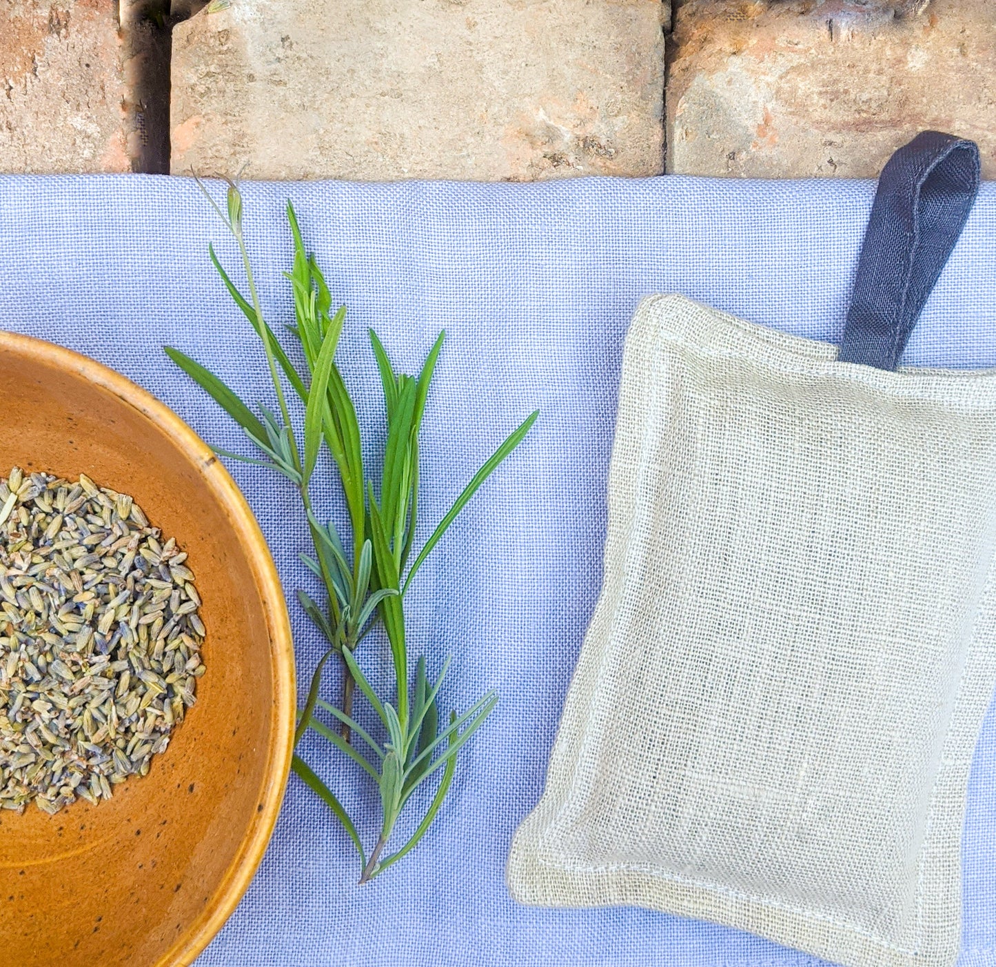 Linen lavender bag
