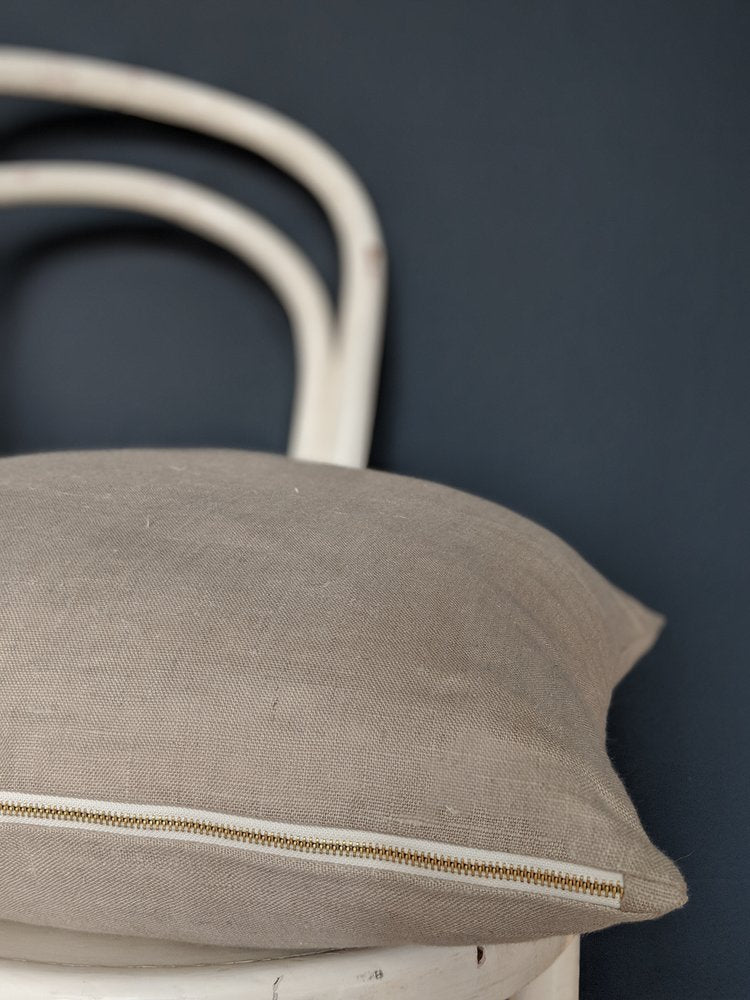 Natural Irish linen cushion