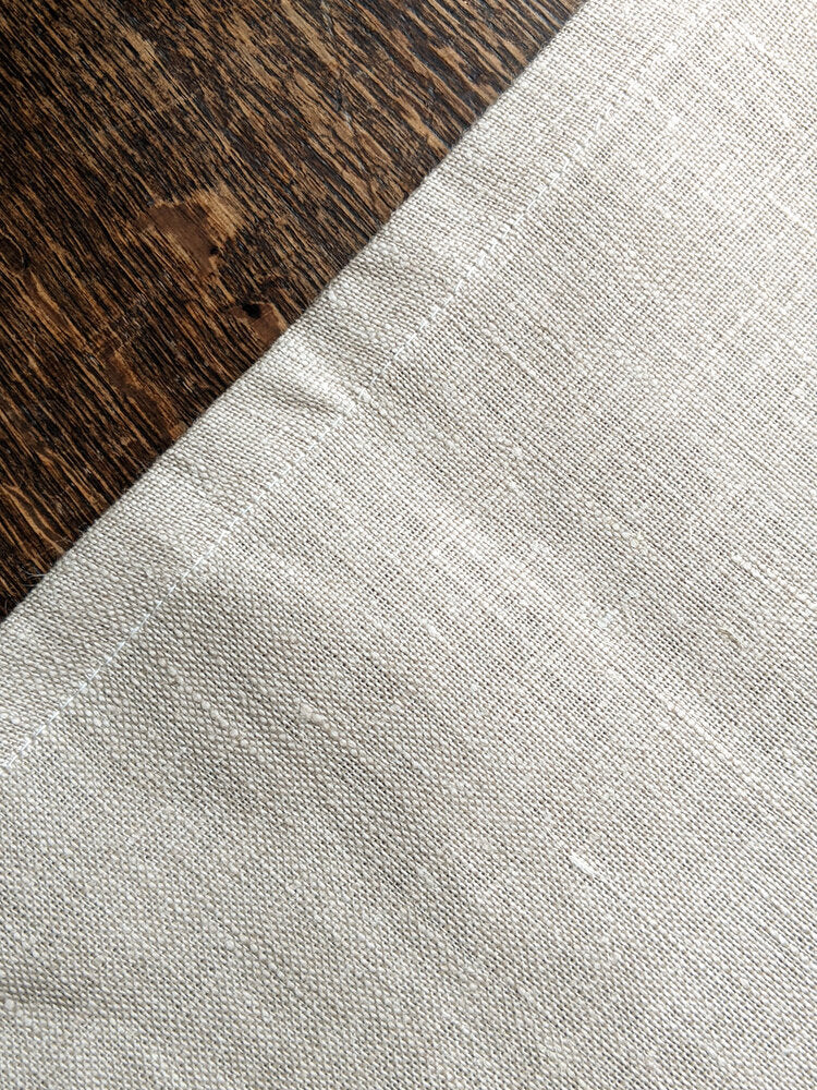 Natural Irish linen table runner
