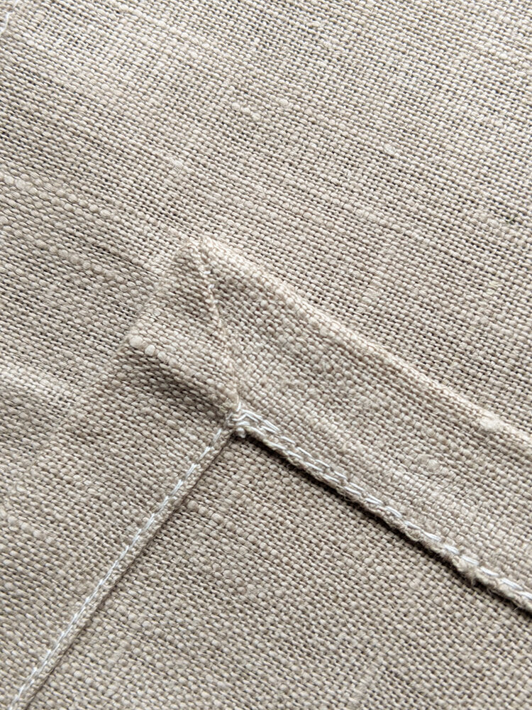 Natural Irish linen table runner