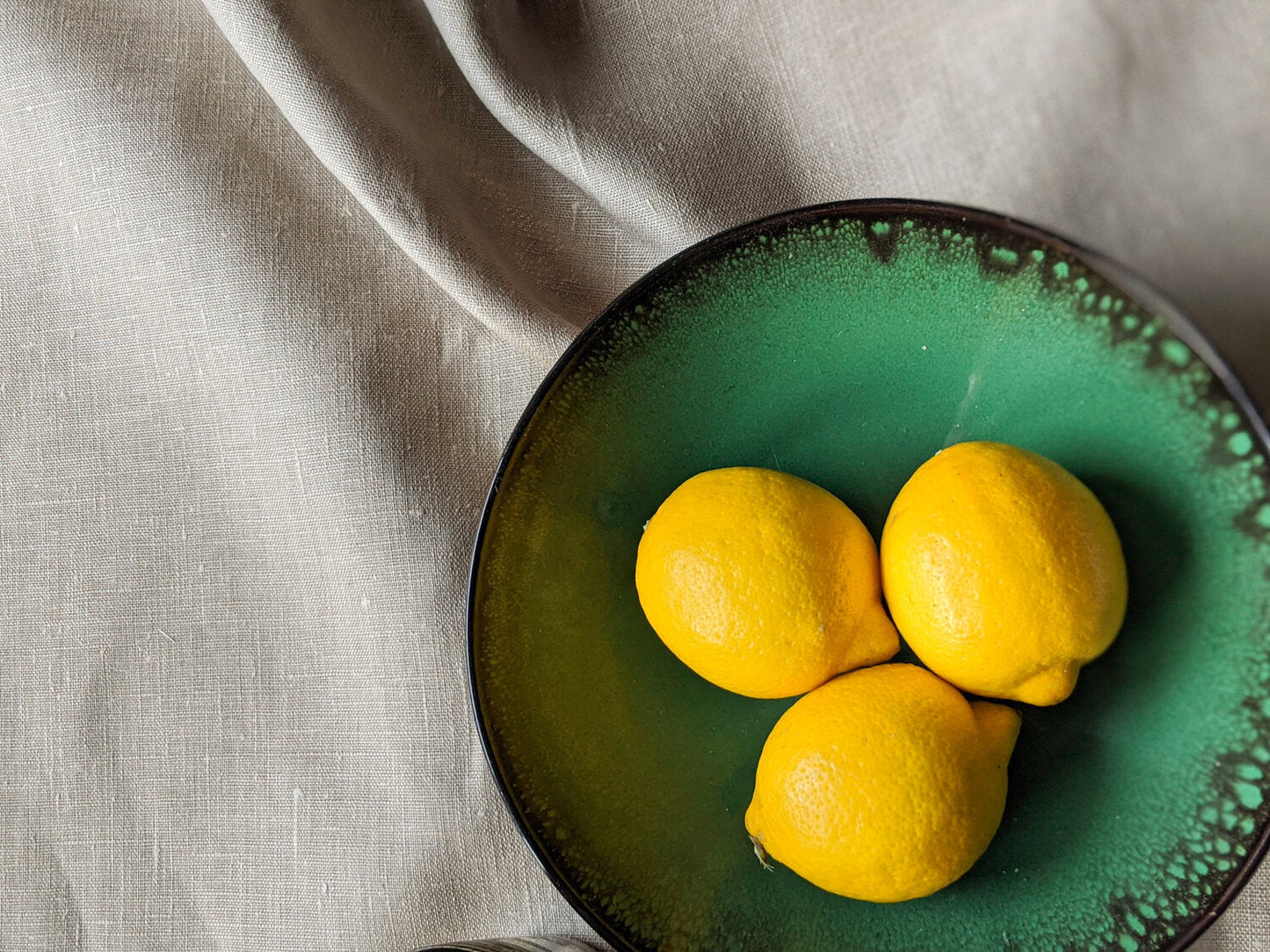 Natural Irish linen tablecloth