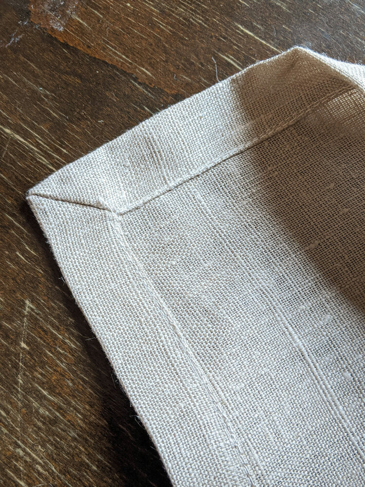Natural Irish linen tablecloth