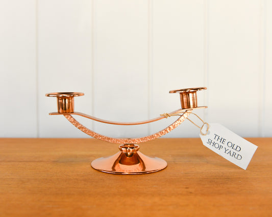 Mid Century Rodd Copper Candle Holder