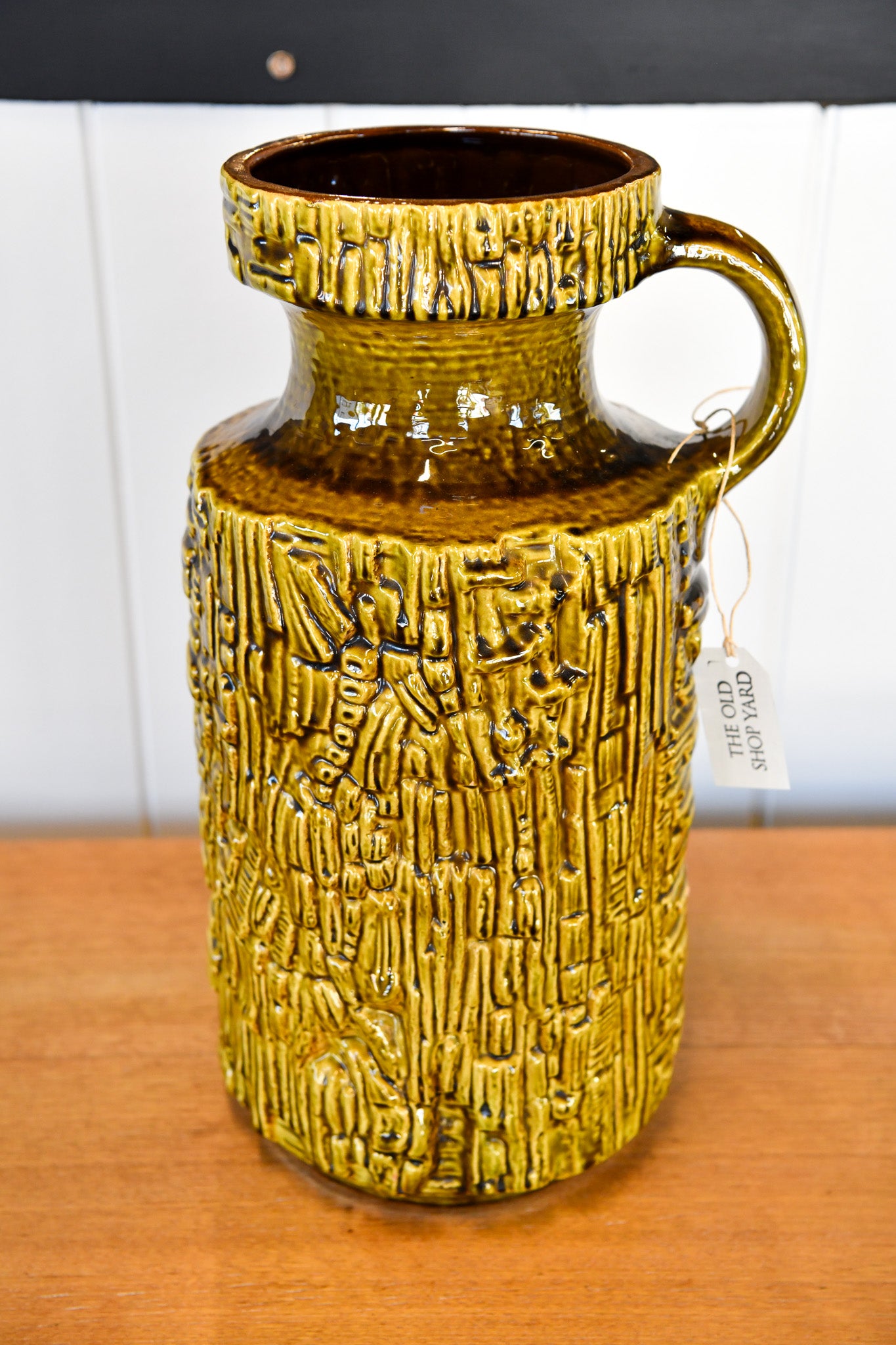 Extra Large 1960s West German Ceramic Floor Vase