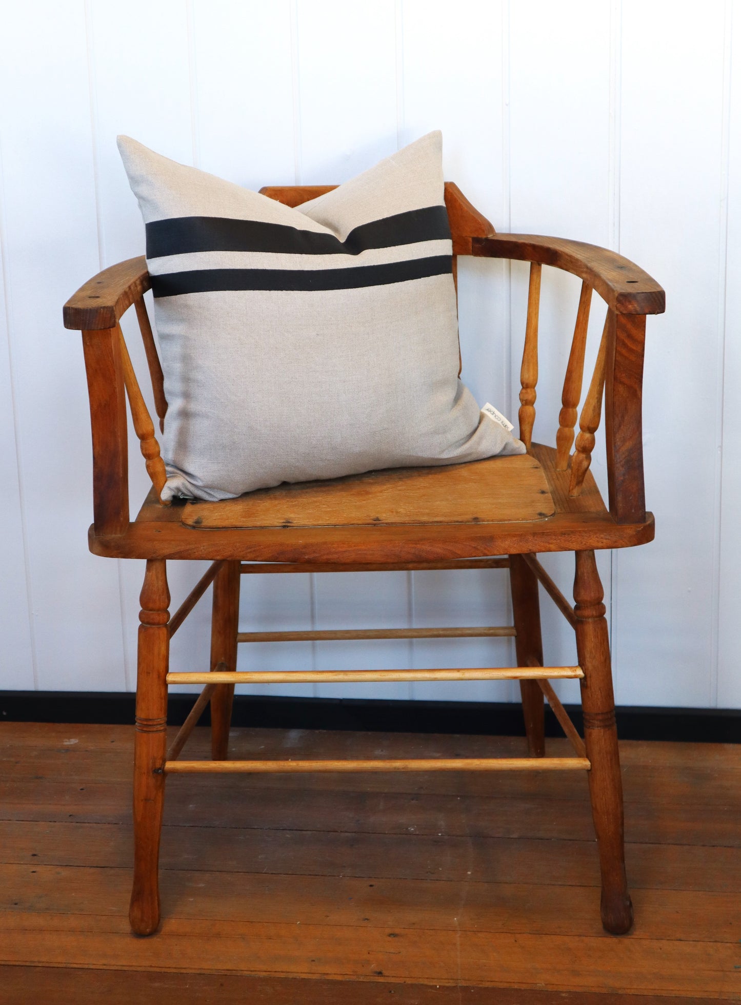 Antique Oak Captains Chair