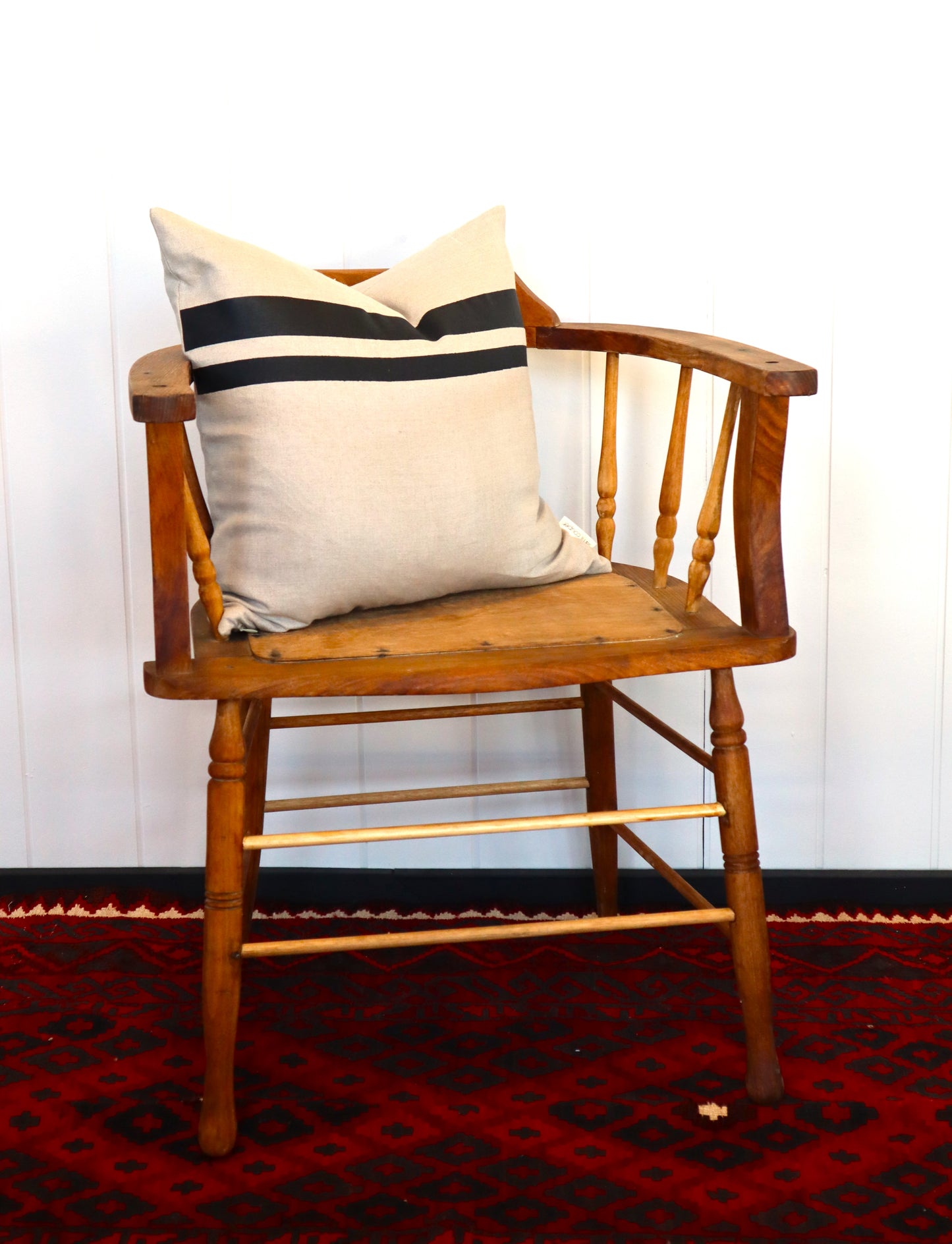 Antique Oak Captains Chair