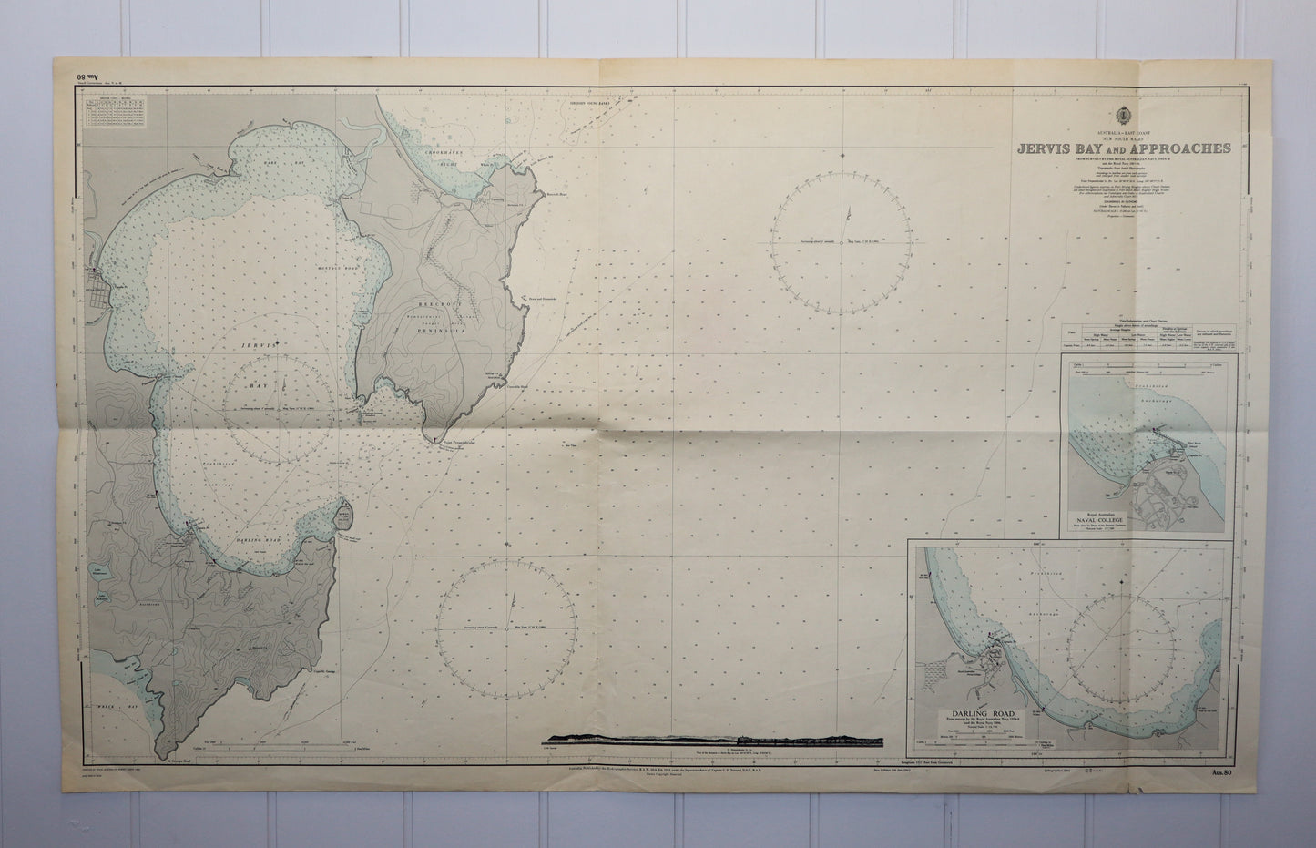 NSW - Jervis Bay and Approaches - AUS 80 Chart / Map